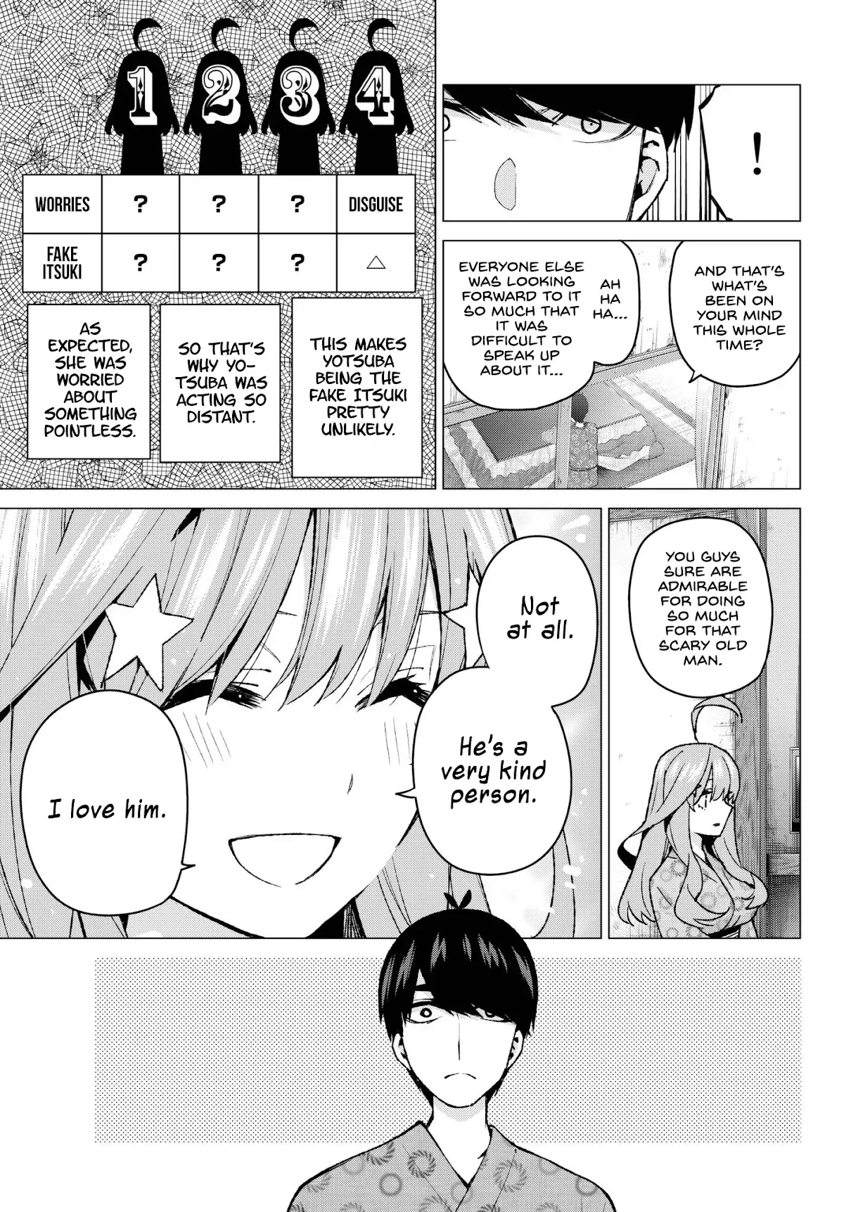 Go-Toubun no Hanayome Chapter 64 page 5 - Chapter 64: Scrambled Eggs ④
