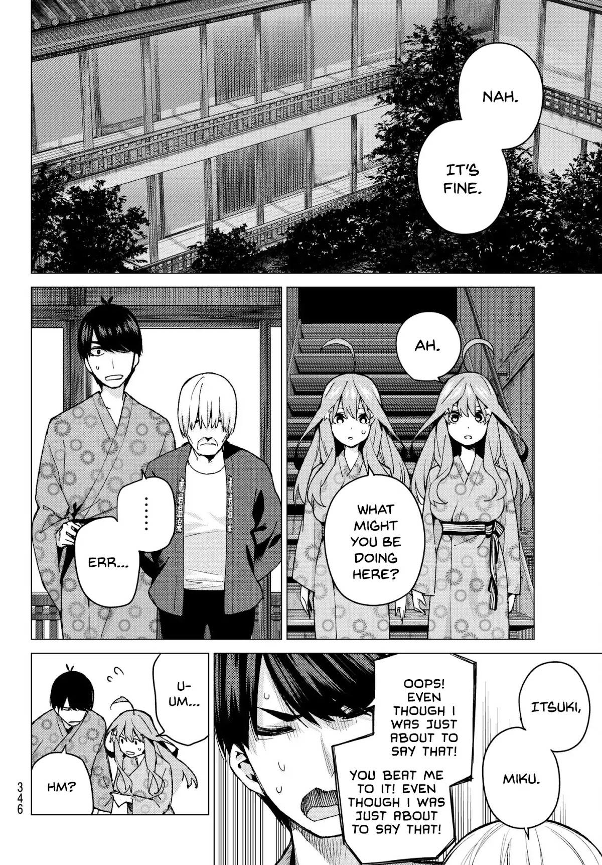 Go-Toubun no Hanayome Chapter 66 page 14 - Chapter 66: Scrambled Eggs ⑥
