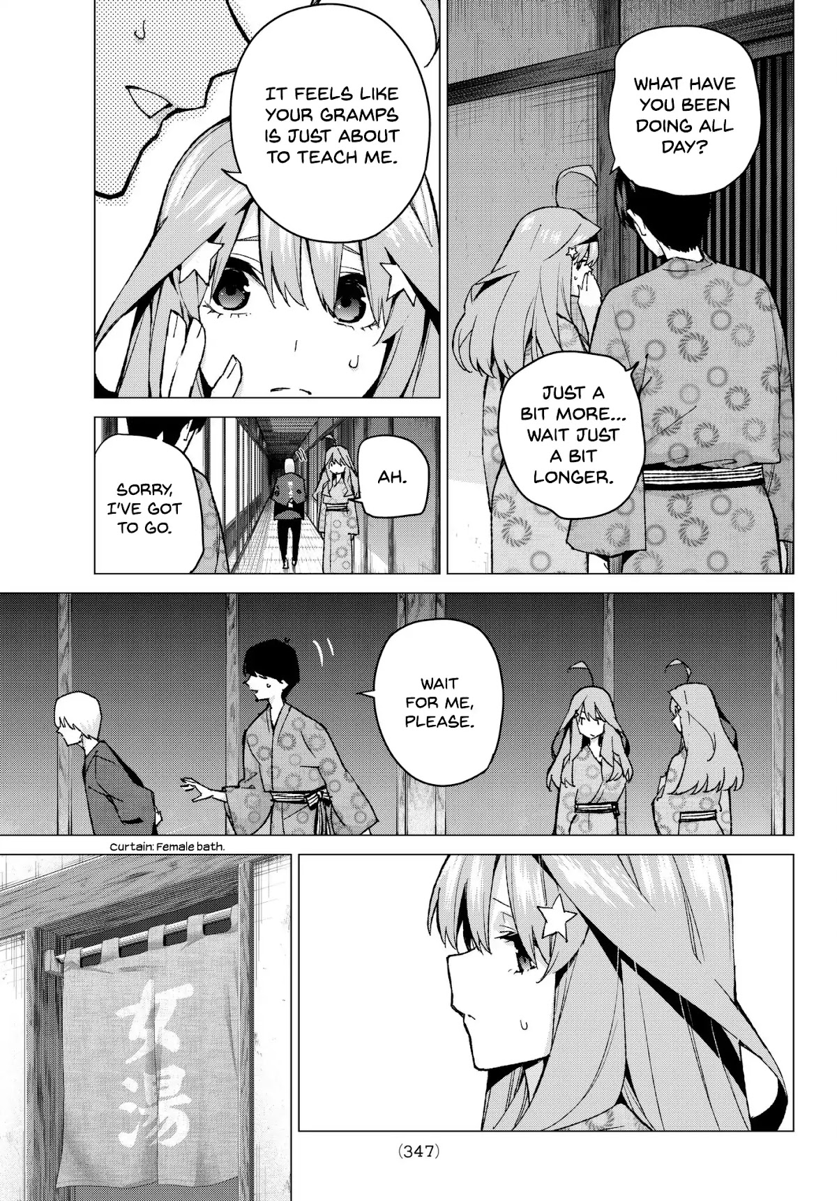 Go-Toubun no Hanayome Chapter 66 page 15 - Chapter 66: Scrambled Eggs ⑥
