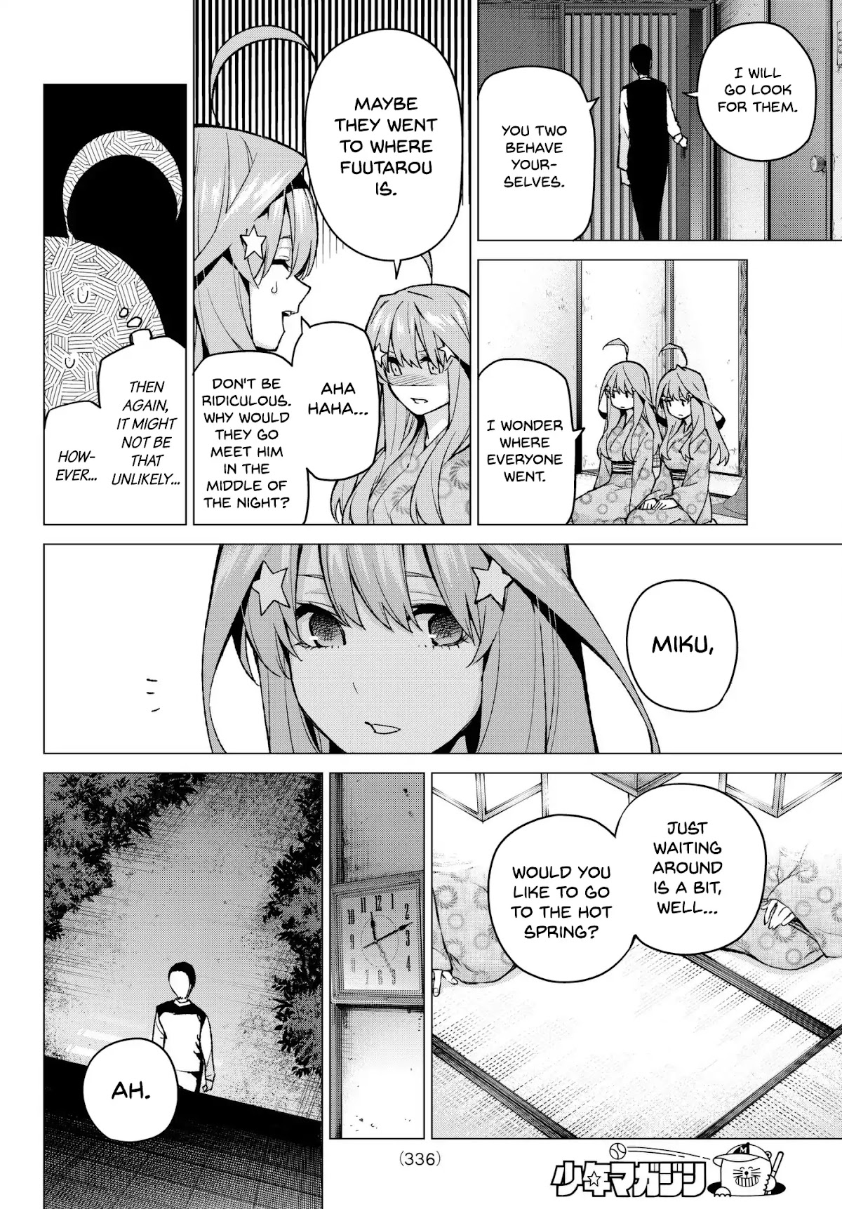 Go-Toubun no Hanayome Chapter 66 page 4 - Chapter 66: Scrambled Eggs ⑥