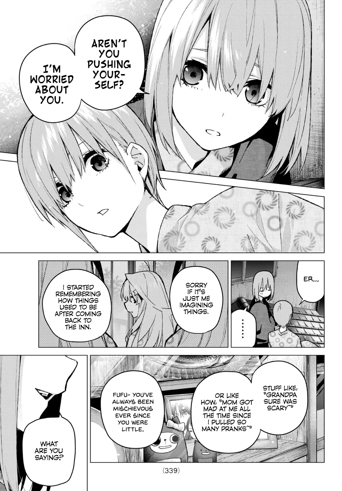 Go-Toubun no Hanayome Chapter 66 page 7 - Chapter 66: Scrambled Eggs ⑥