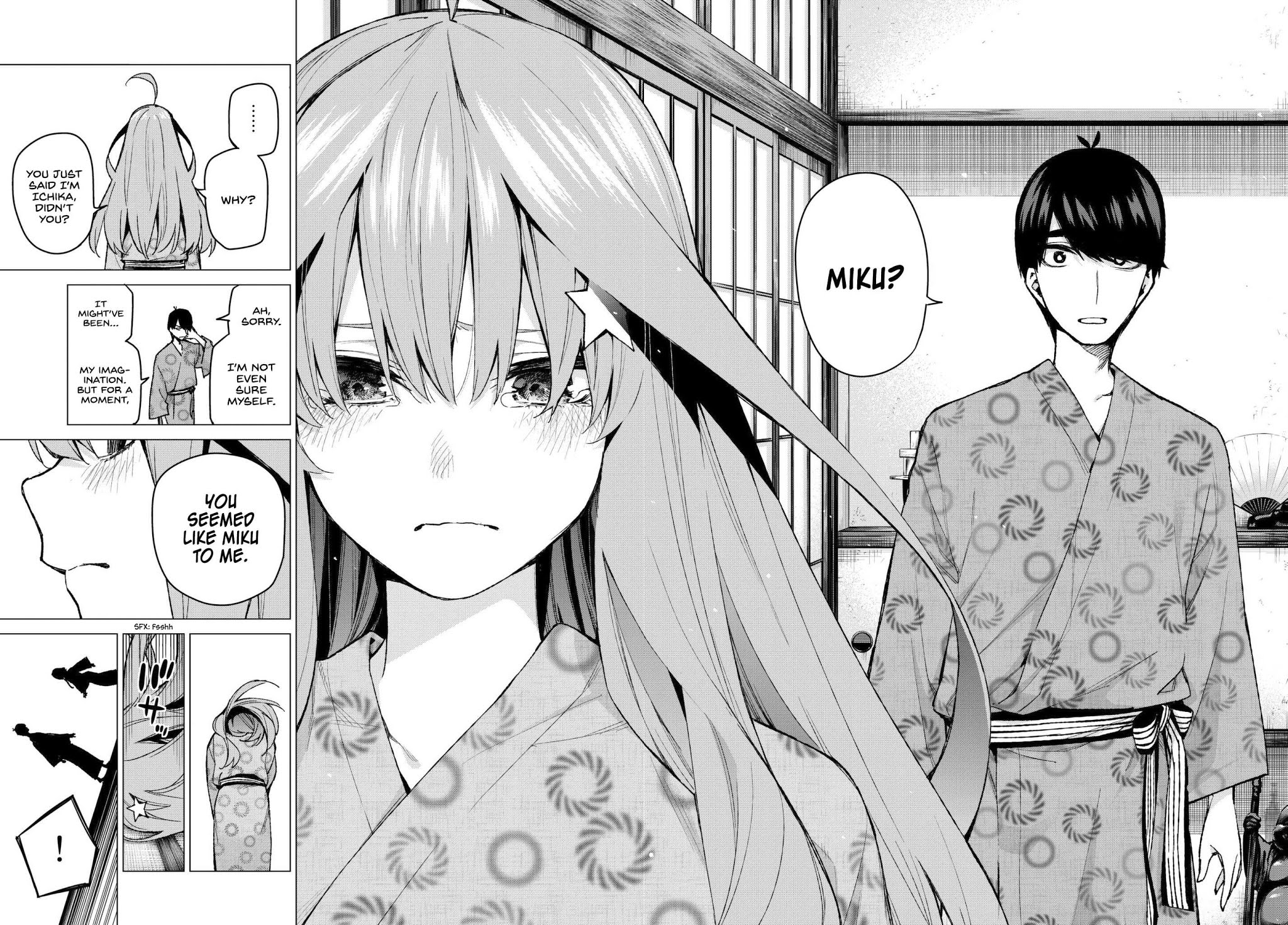 Go-Toubun no Hanayome Chapter 67 page 14 - Chapter 67: Scrambled Eggs ⑦