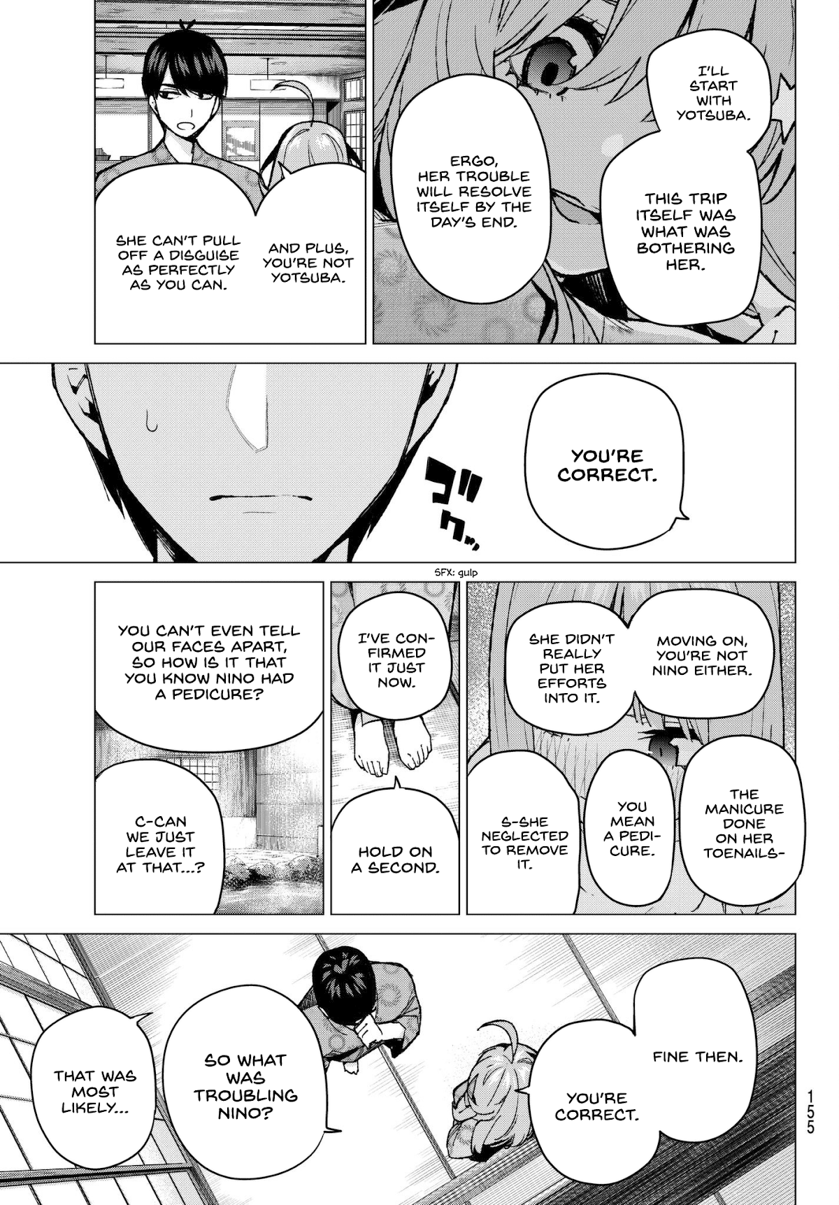 Go-Toubun no Hanayome Chapter 67 page 7 - Chapter 67: Scrambled Eggs ⑦