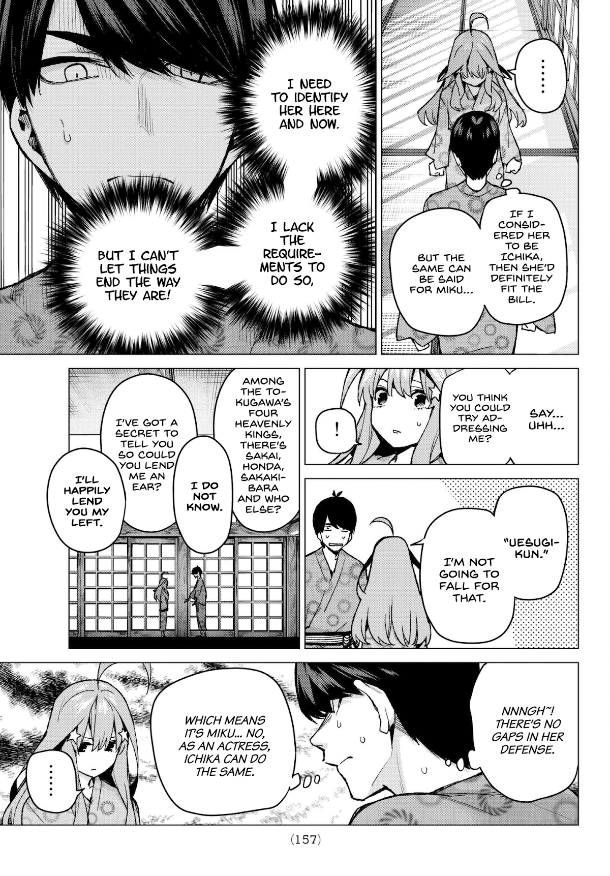 Go-Toubun no Hanayome Chapter 67 page 9 - Chapter 67: Scrambled Eggs ⑦