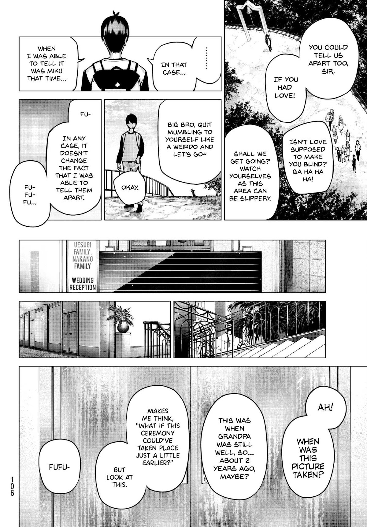 Go-Toubun no Hanayome Chapter 68 page 20 - Chapter 68: Scrambled Eggs ⑧