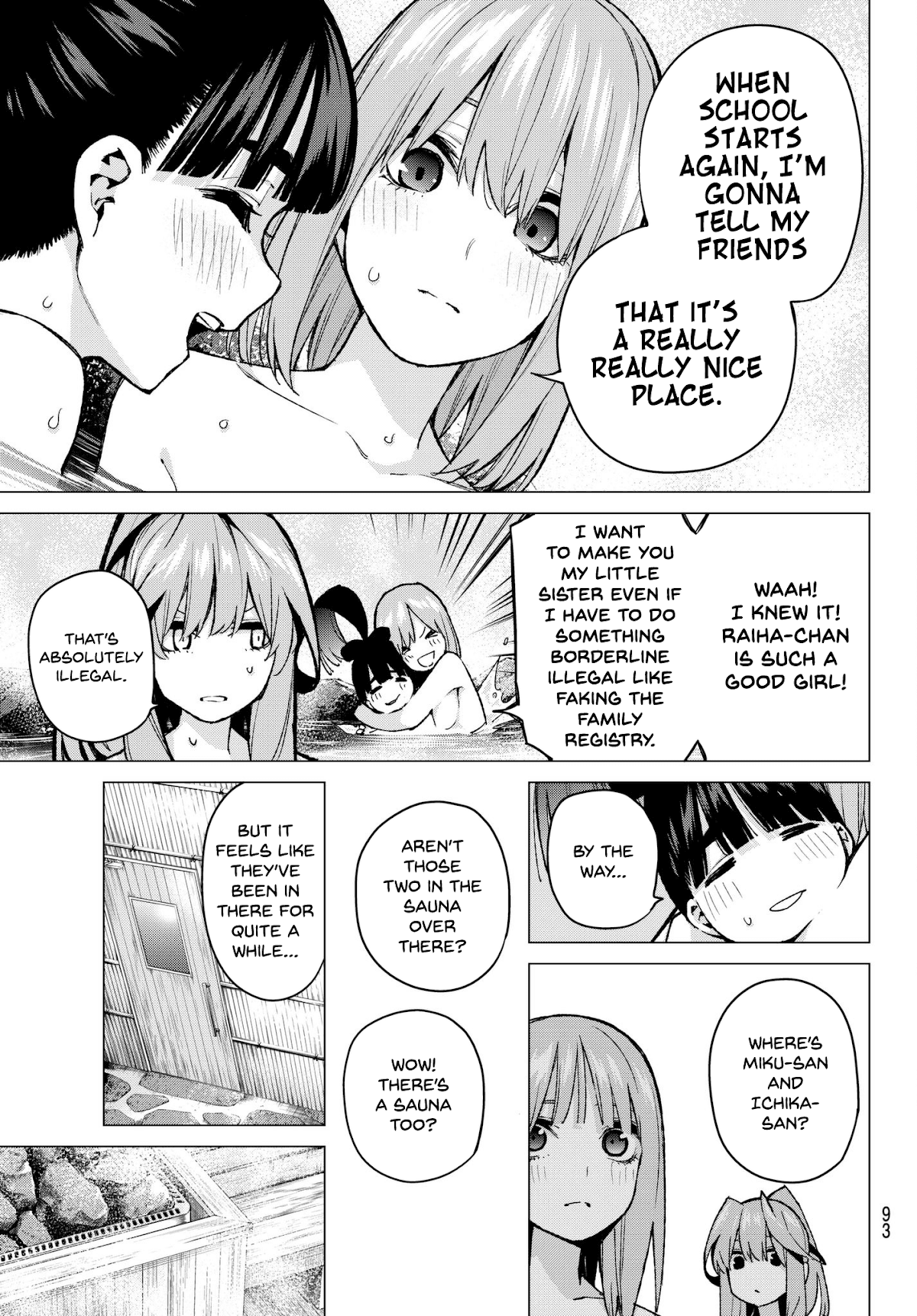 Go-Toubun no Hanayome Chapter 68 page 8 - Chapter 68: Scrambled Eggs ⑧