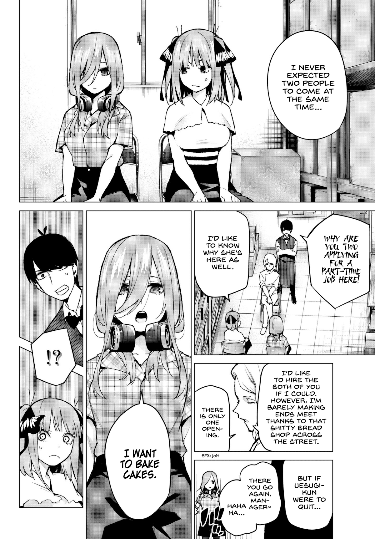 Go-Toubun no Hanayome Chapter 69 page 10 - Chapter 69: Welcome to Class 3-1