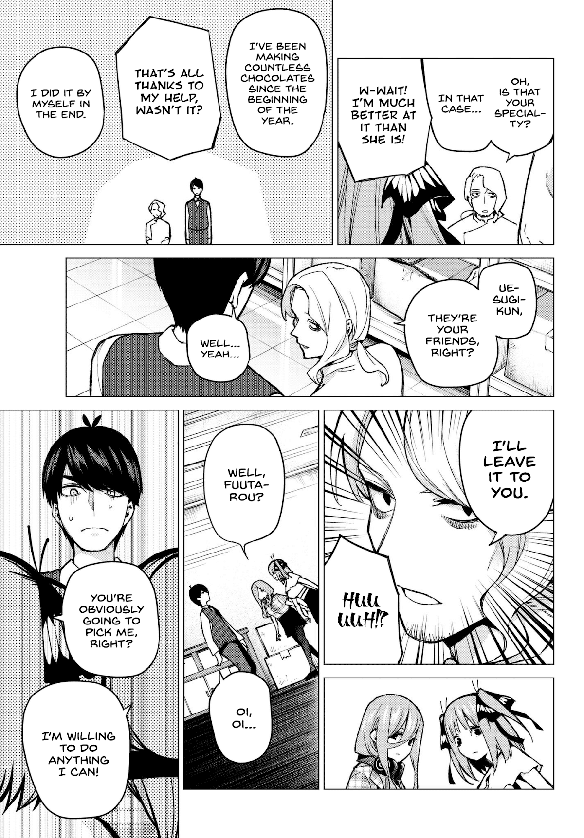 Go-Toubun no Hanayome Chapter 69 page 11 - Chapter 69: Welcome to Class 3-1