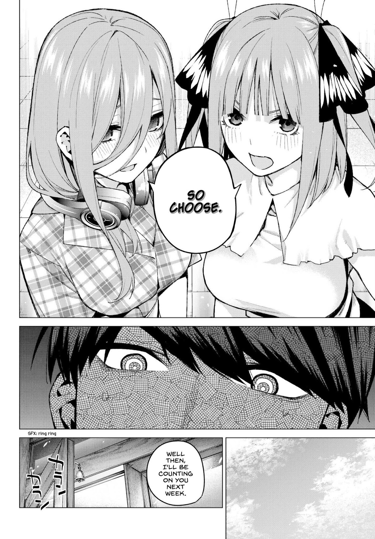 Go-Toubun no Hanayome Chapter 69 page 12 - Chapter 69: Welcome to Class 3-1