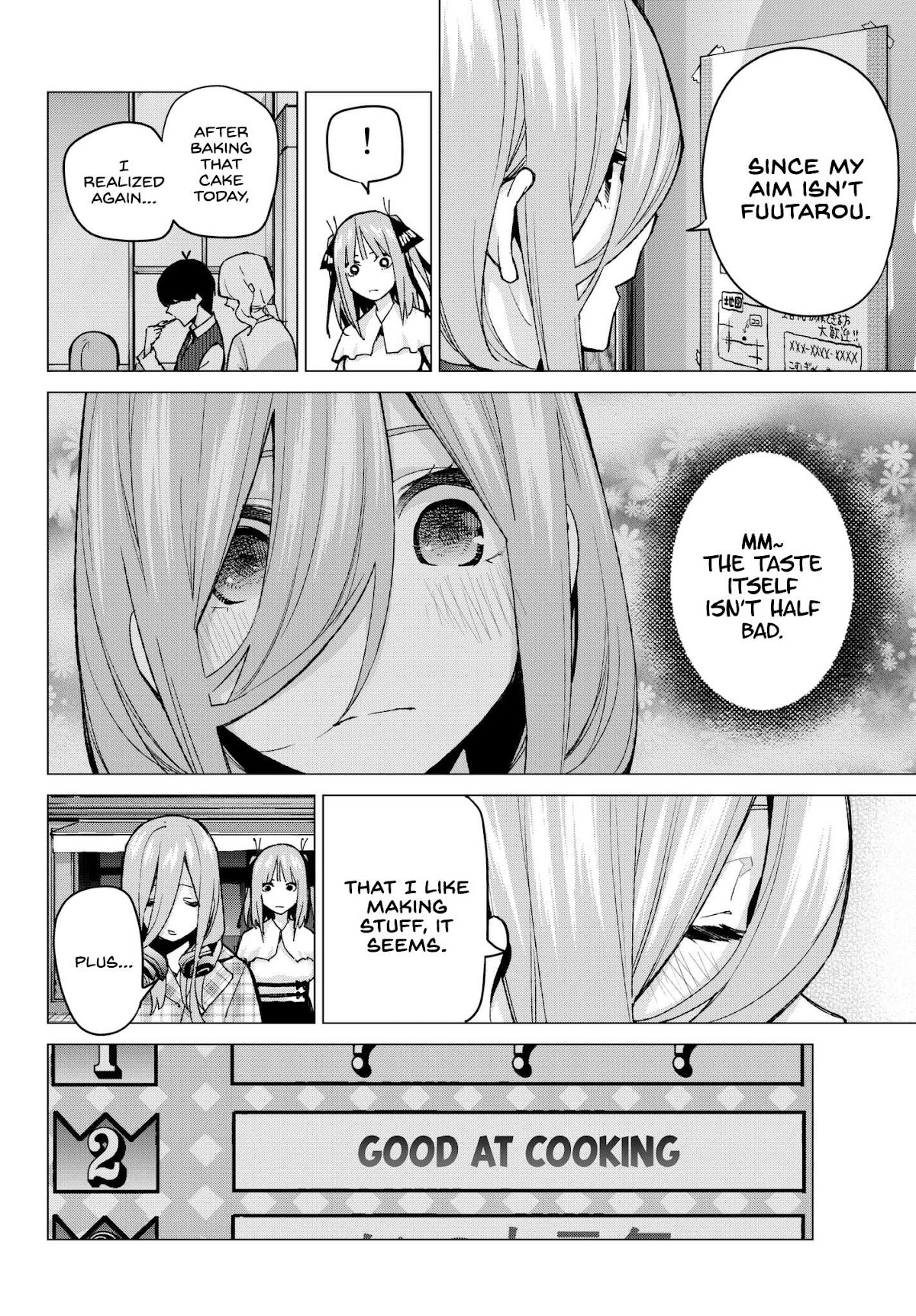 Go-Toubun no Hanayome Chapter 69 page 14 - Chapter 69: Welcome to Class 3-1