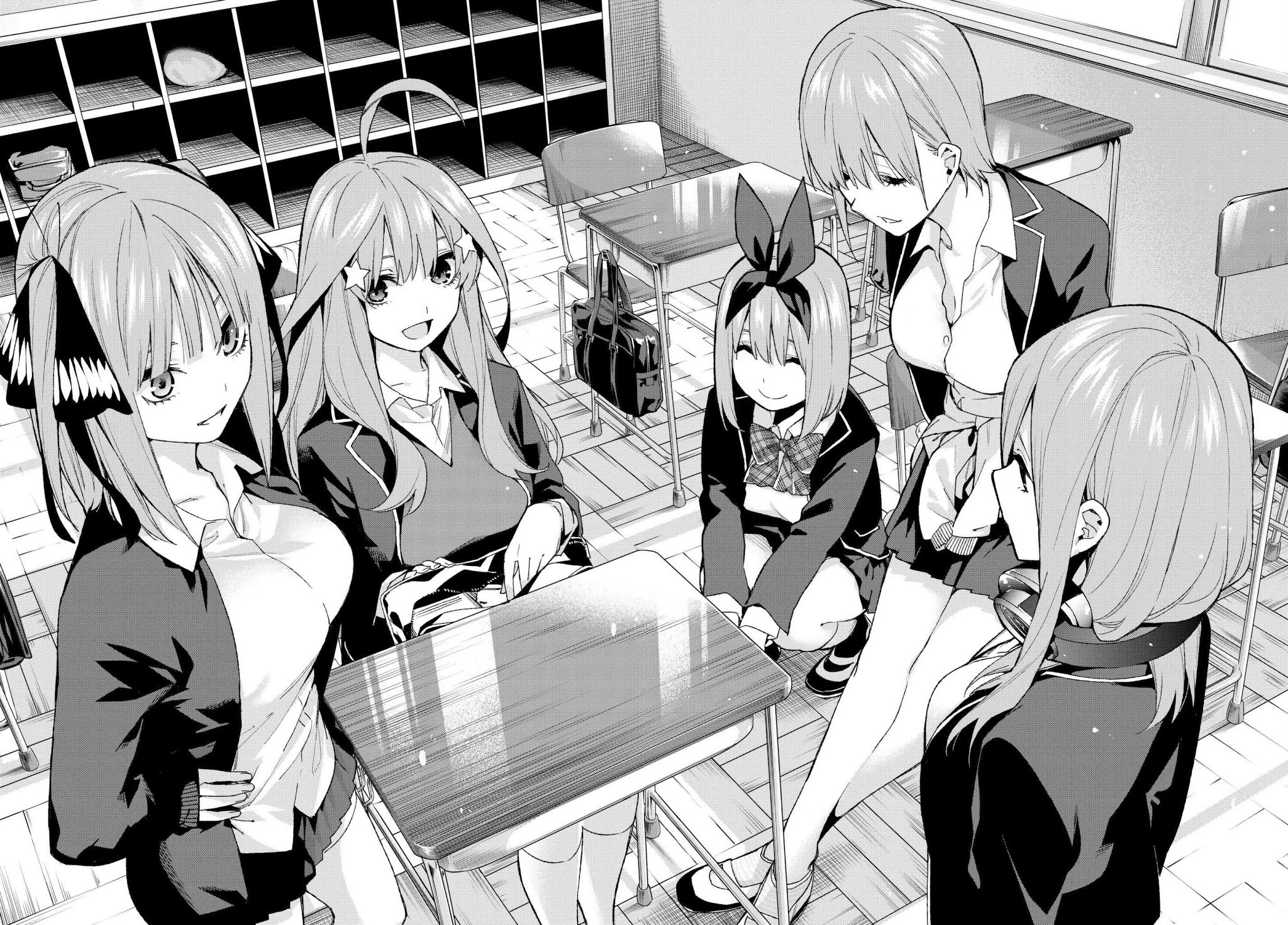 Go-Toubun no Hanayome Chapter 69 page 20 - Chapter 69: Welcome to Class 3-1