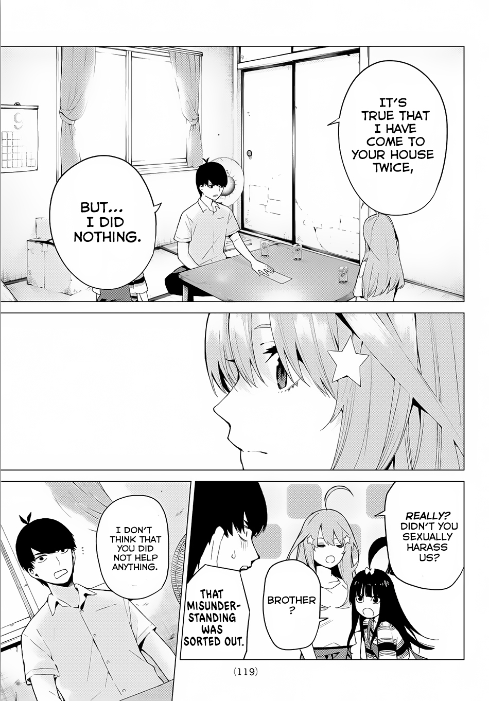 Go-Toubun no Hanayome Chapter 7 page 10 - Chapter 7: Today is Holiday