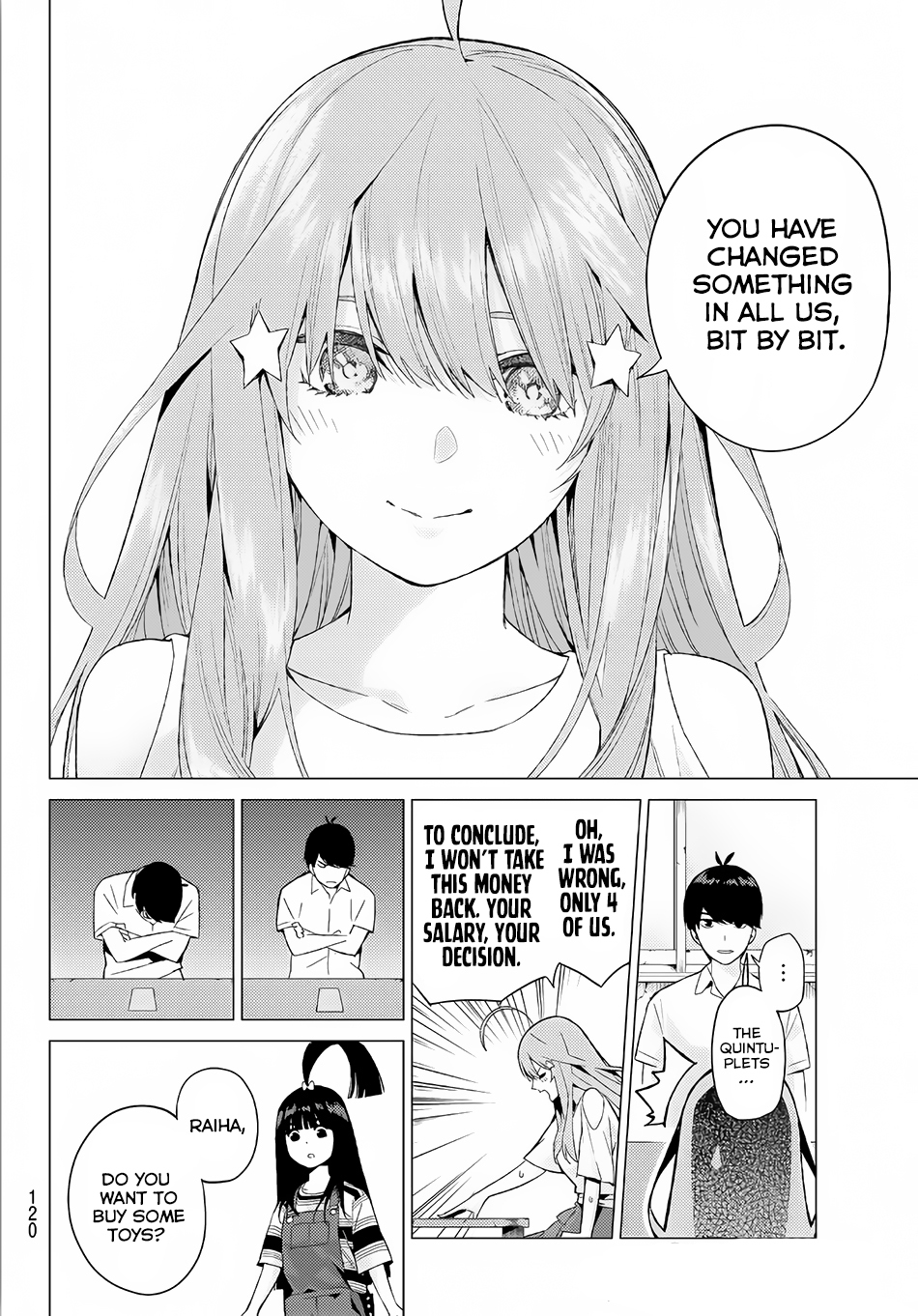 Go-Toubun no Hanayome Chapter 7 page 11 - Chapter 7: Today is Holiday