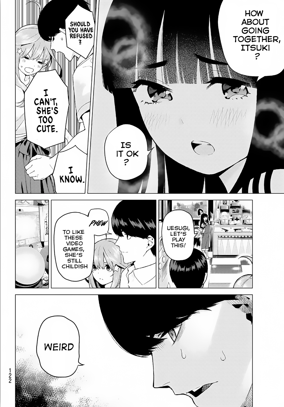 Go-Toubun no Hanayome Chapter 7 page 13 - Chapter 7: Today is Holiday