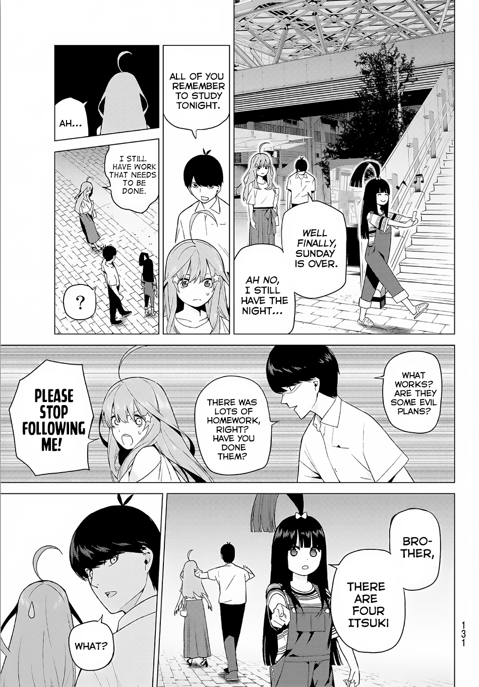 Go-Toubun no Hanayome Chapter 7 page 22 - Chapter 7: Today is Holiday