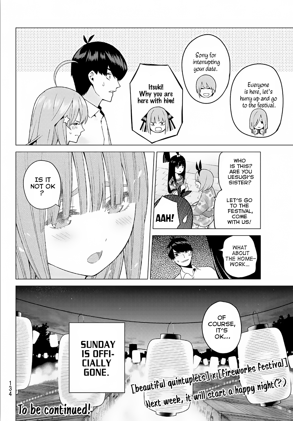 Go-Toubun no Hanayome Chapter 7 page 24 - Chapter 7: Today is Holiday