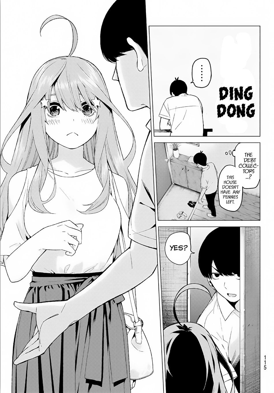 Go-Toubun no Hanayome Chapter 7 page 6 - Chapter 7: Today is Holiday