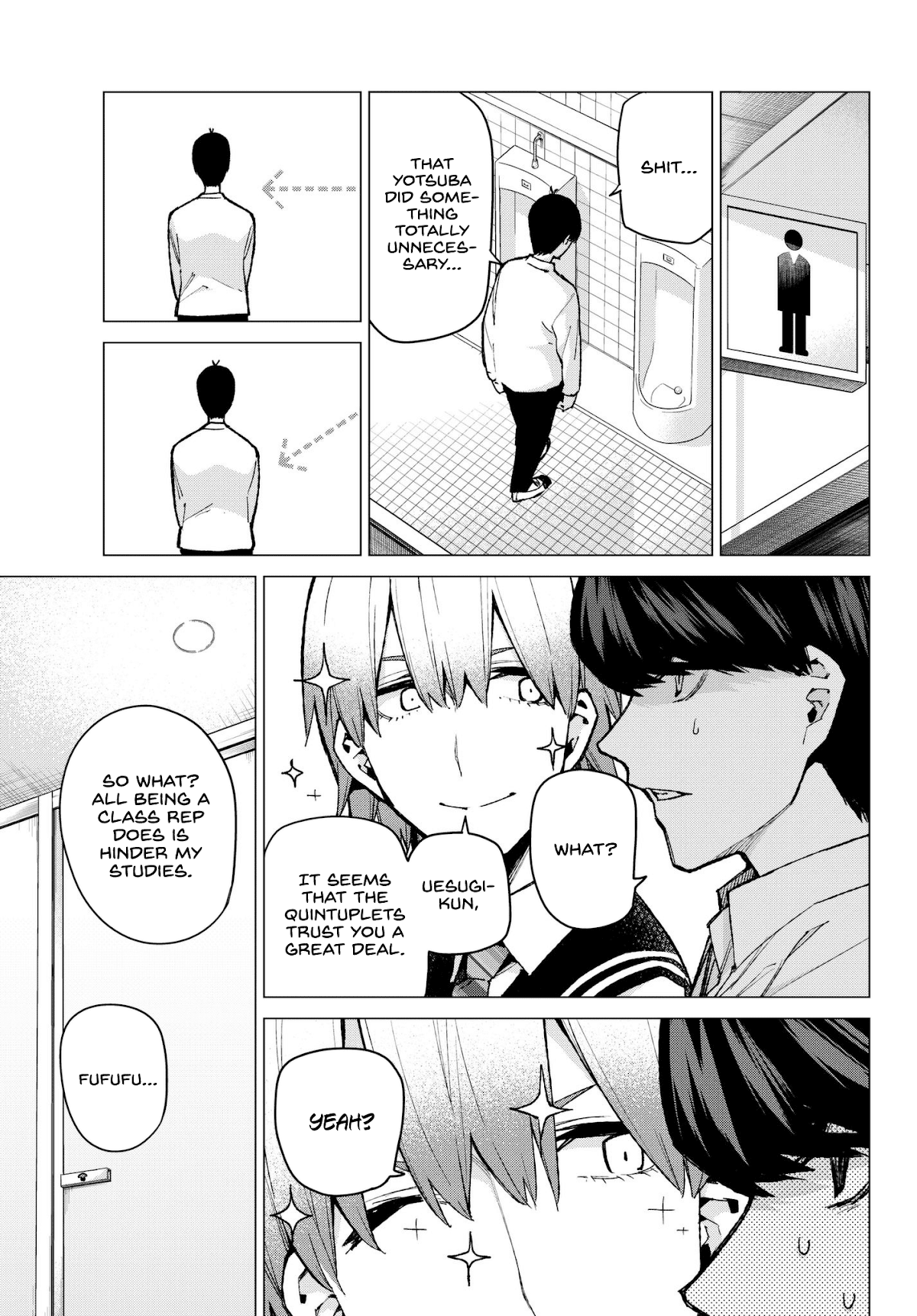 Go-Toubun no Hanayome Chapter 70 page 11 - Chapter 70: The Responsibilities of the Class Representative