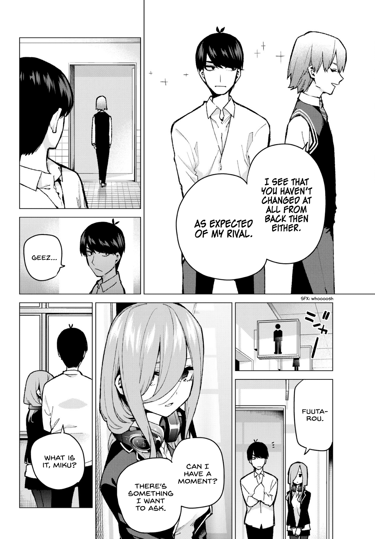 Go-Toubun no Hanayome Chapter 70 page 12 - Chapter 70: The Responsibilities of the Class Representative