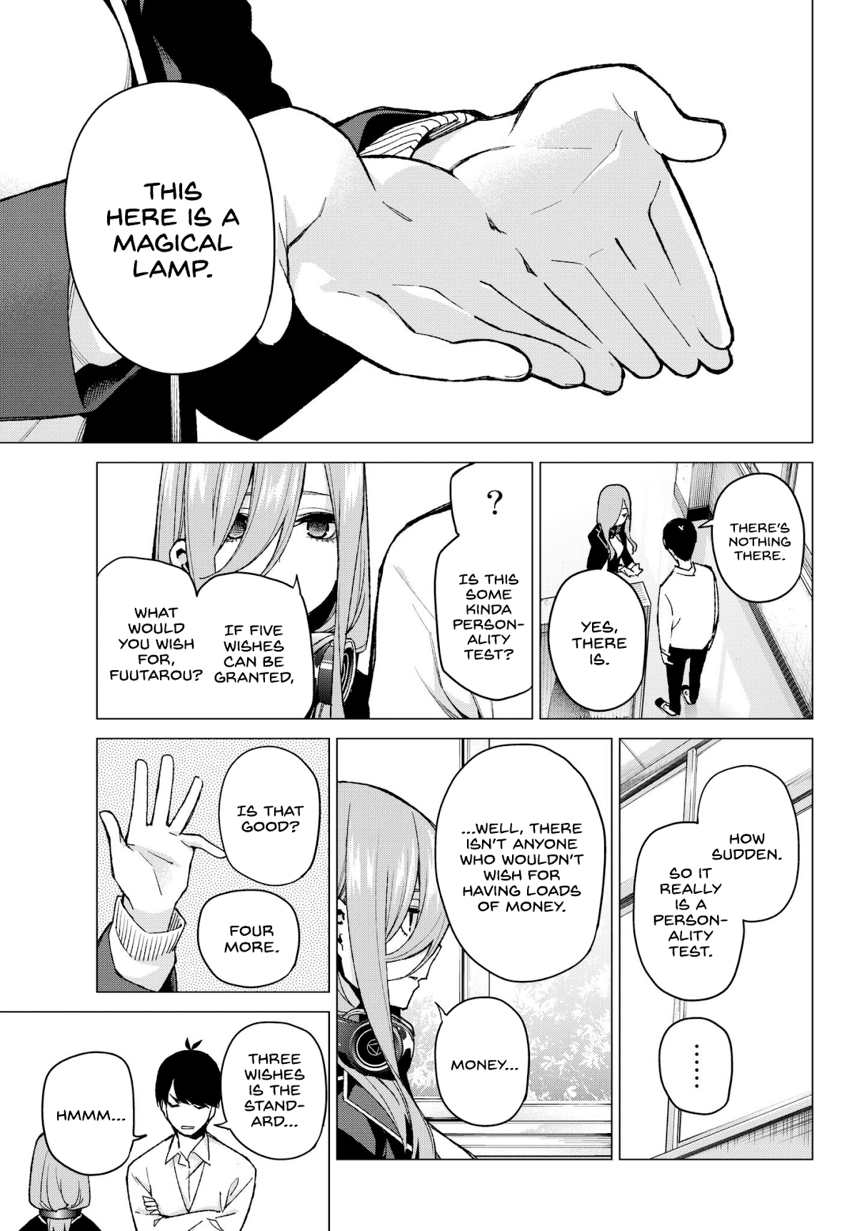 Go-Toubun no Hanayome Chapter 70 page 13 - Chapter 70: The Responsibilities of the Class Representative