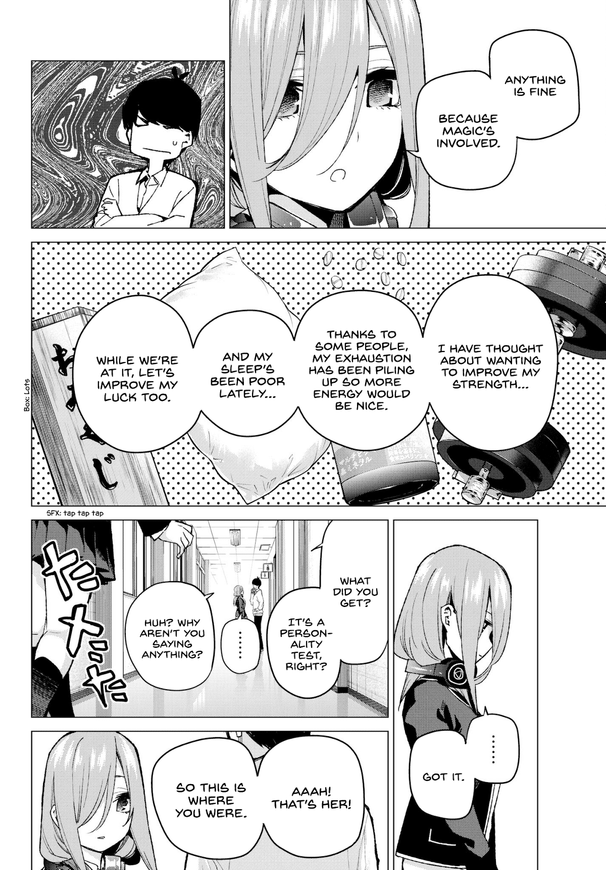 Go-Toubun no Hanayome Chapter 70 page 14 - Chapter 70: The Responsibilities of the Class Representative