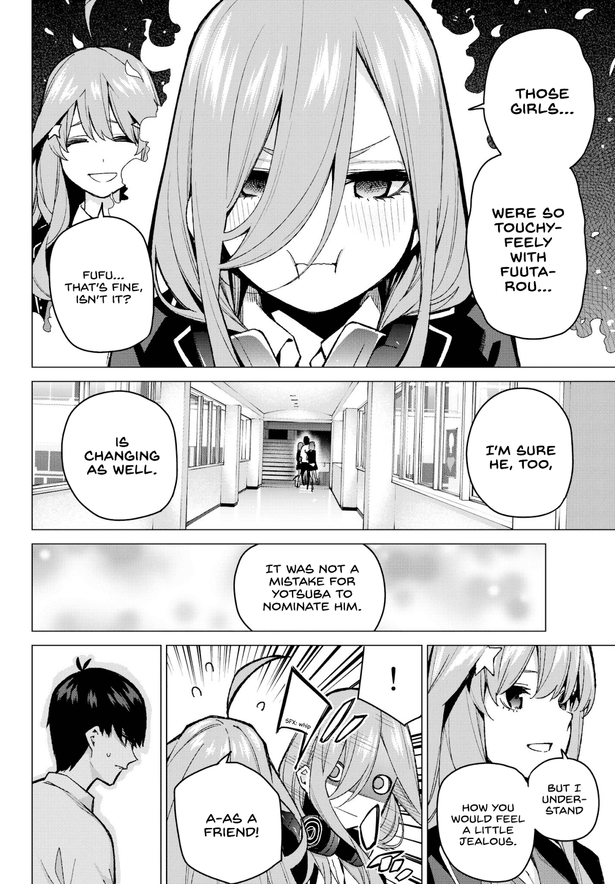 Go-Toubun no Hanayome Chapter 70 page 18 - Chapter 70: The Responsibilities of the Class Representative