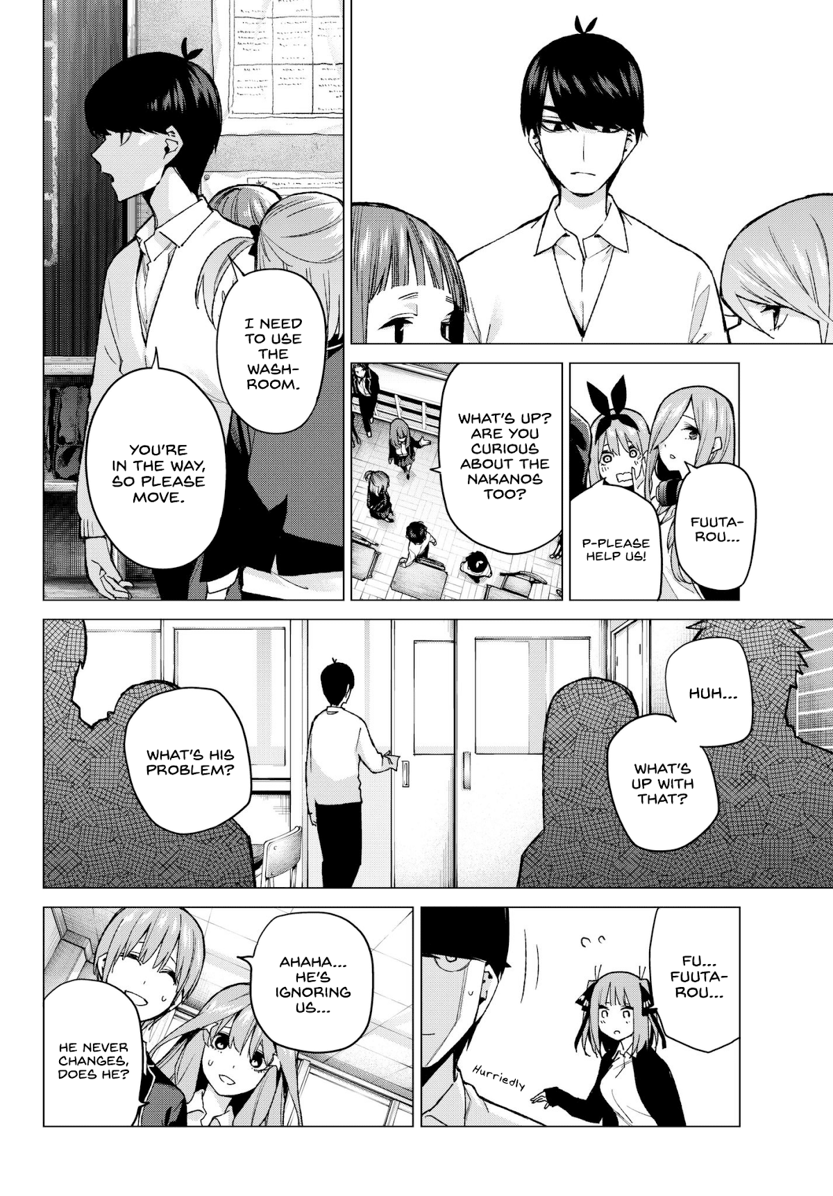 Go-Toubun no Hanayome Chapter 70 page 4 - Chapter 70: The Responsibilities of the Class Representative
