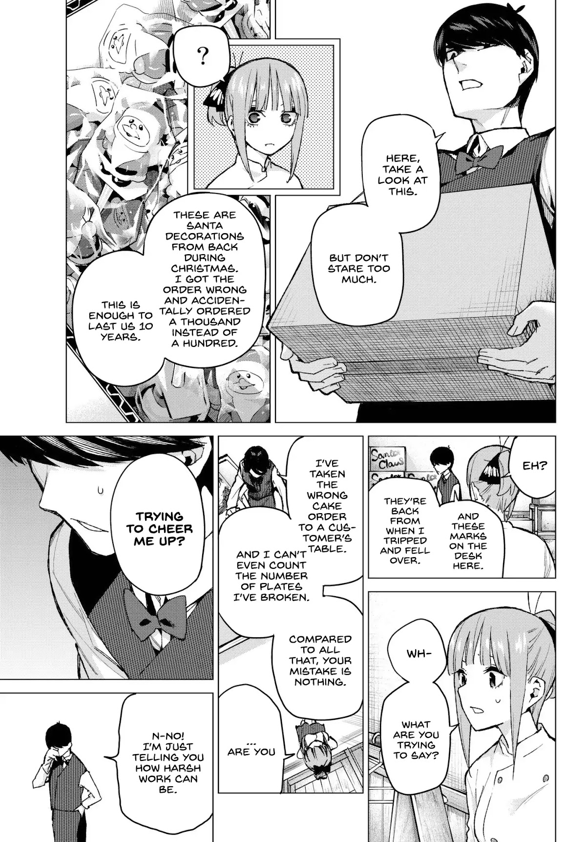 Go-Toubun no Hanayome Chapter 71 page 11 - Chapter 71: Advantage