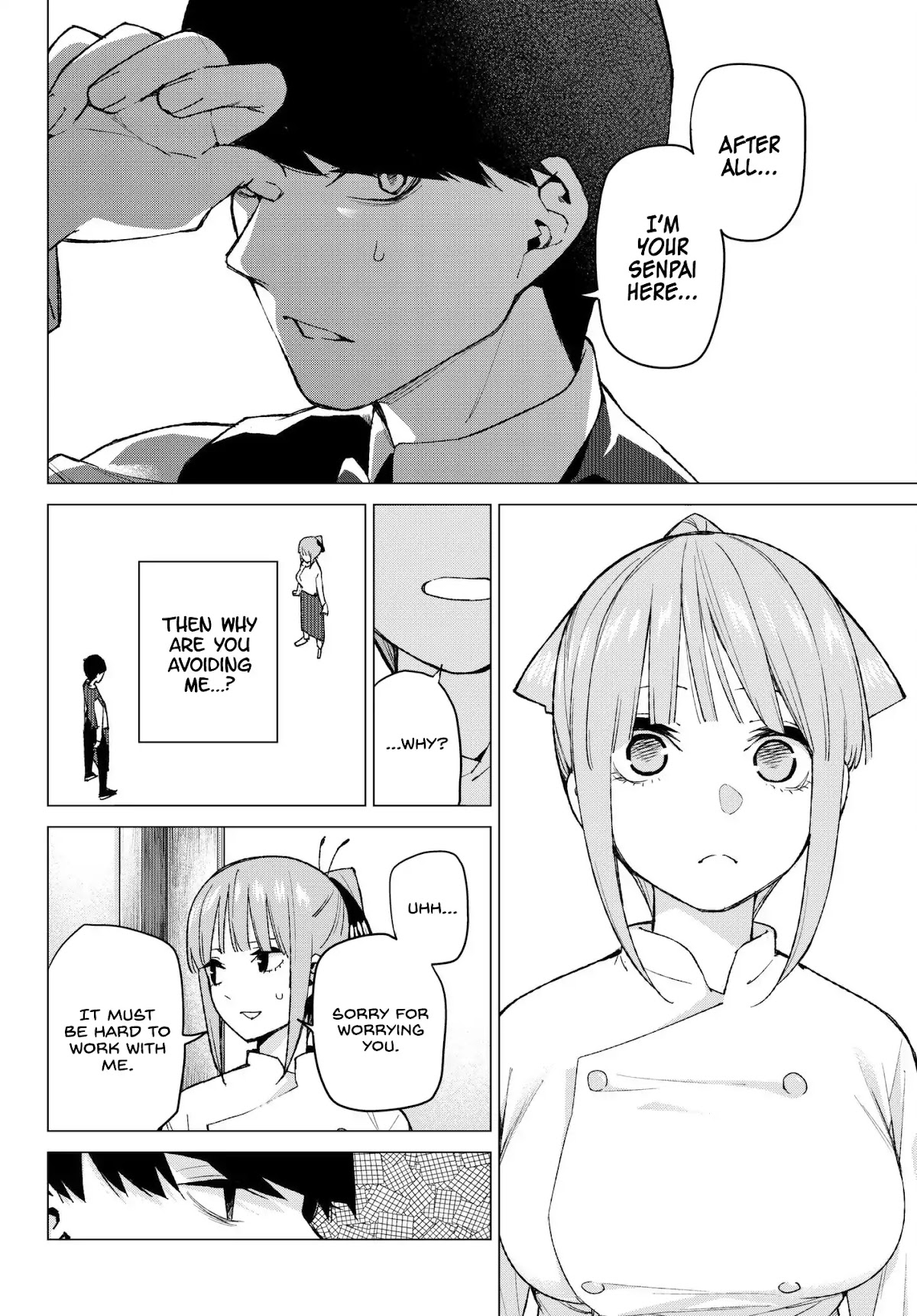 Go-Toubun no Hanayome Chapter 71 page 12 - Chapter 71: Advantage