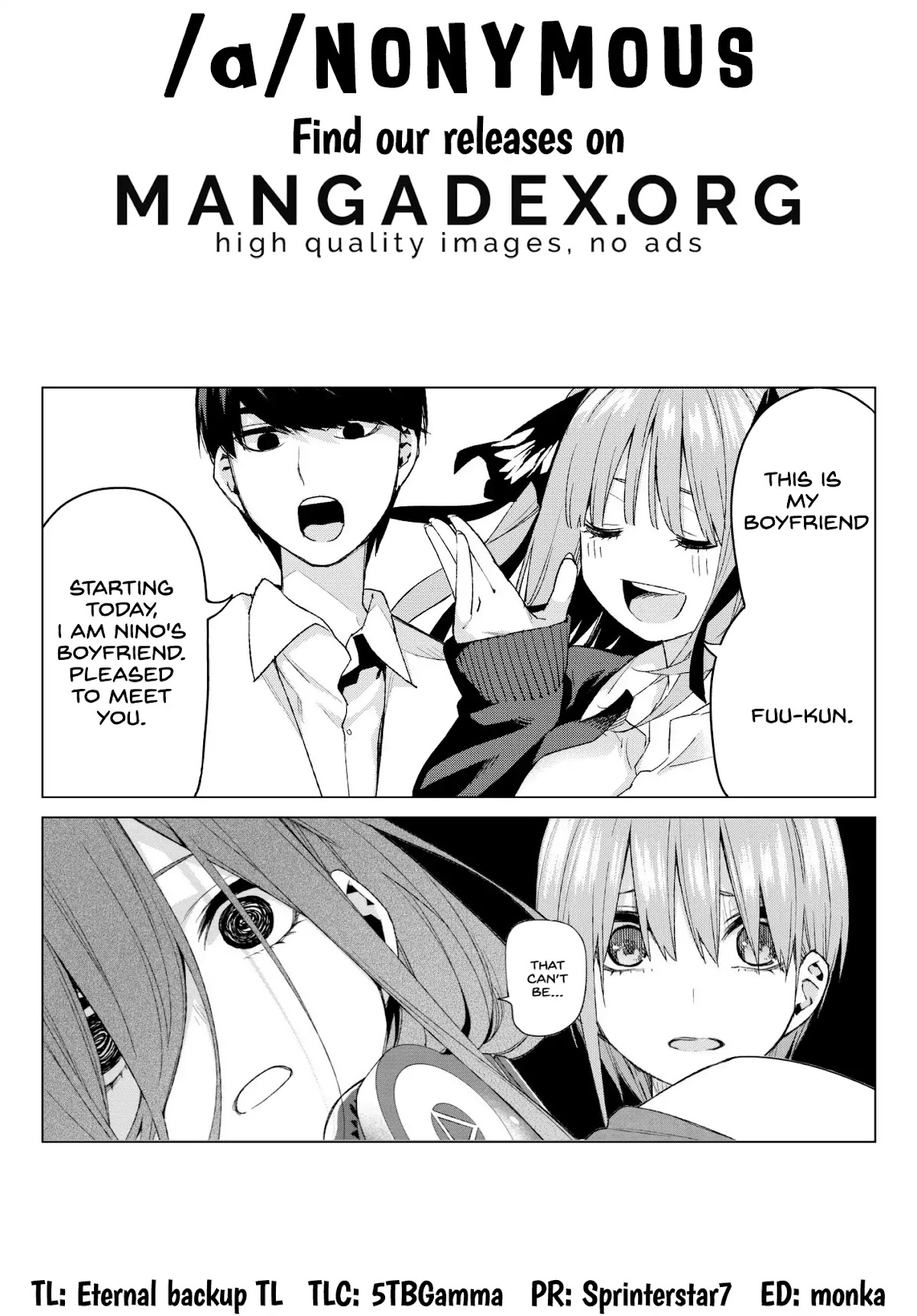 Go-Toubun no Hanayome Chapter 71 page 20 - Chapter 71: Advantage