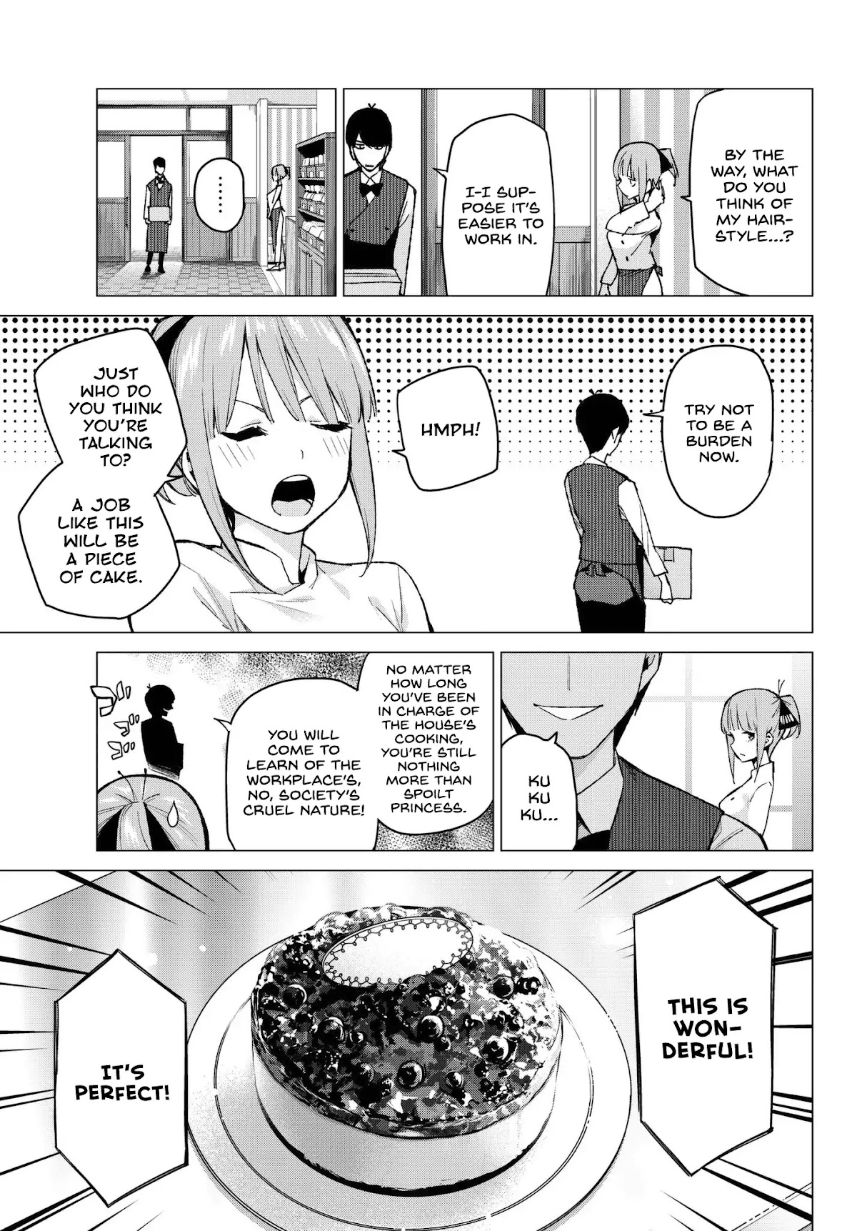 Go-Toubun no Hanayome Chapter 71 page 5 - Chapter 71: Advantage