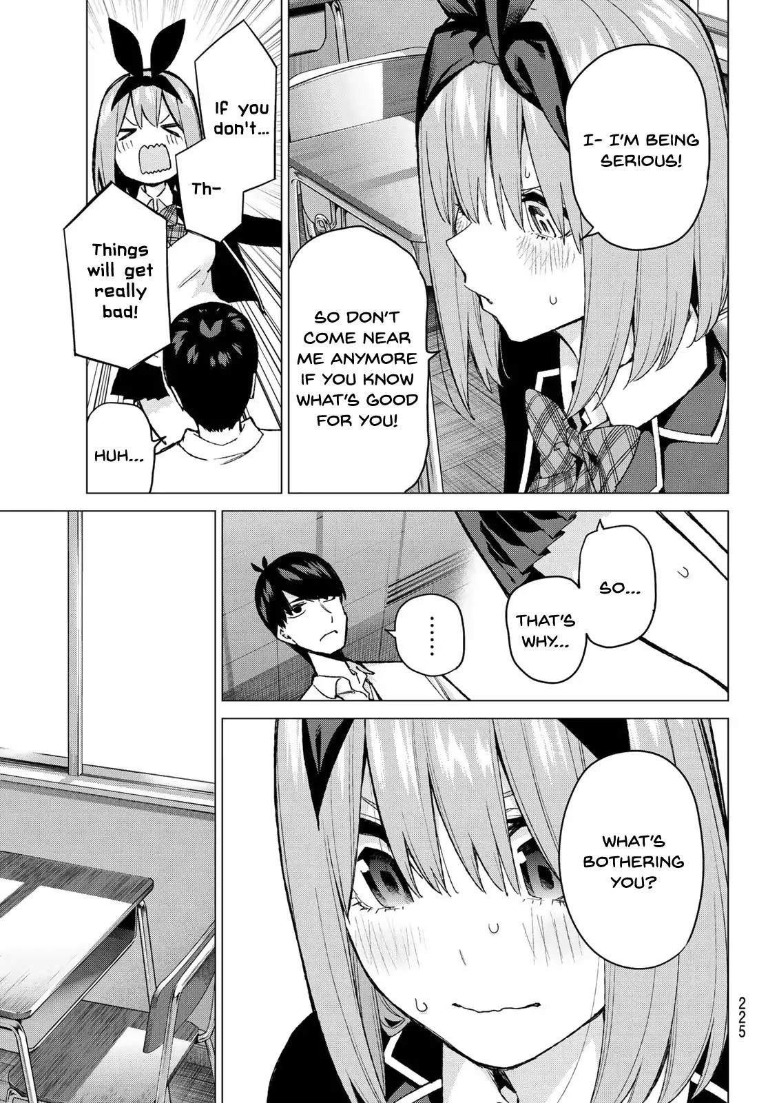 Go-Toubun no Hanayome Chapter 72 page 11 - Chapter 72: The Rumour About the Class Reps