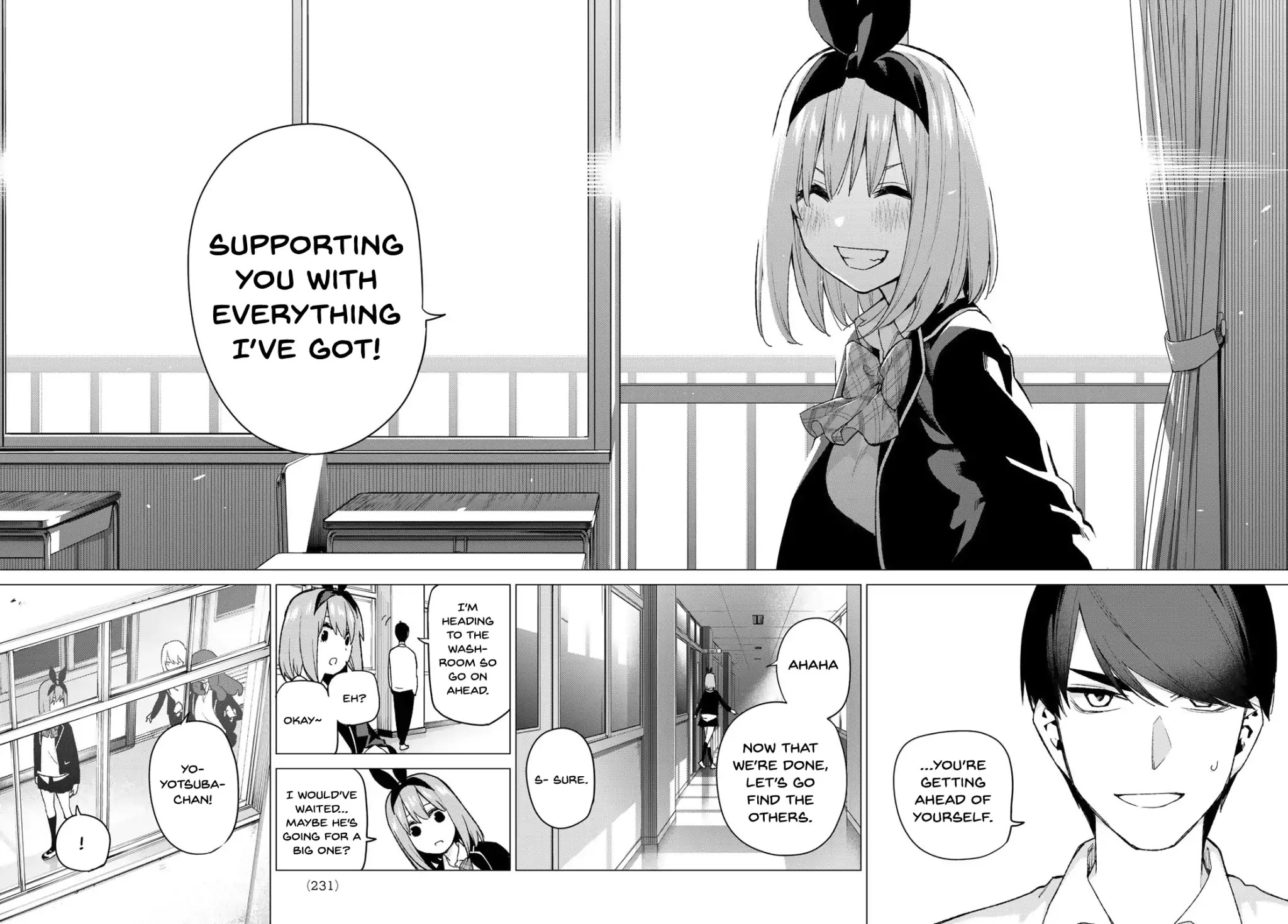 Go-Toubun no Hanayome Chapter 72 page 16 - Chapter 72: The Rumour About the Class Reps