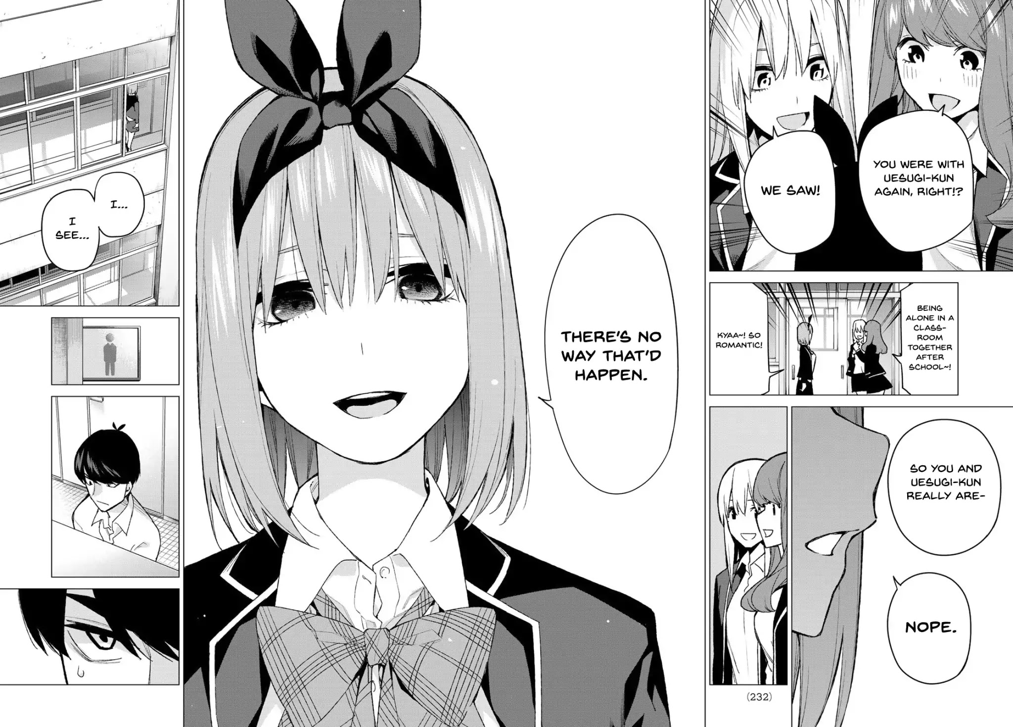 Go-Toubun no Hanayome Chapter 72 page 17 - Chapter 72: The Rumour About the Class Reps