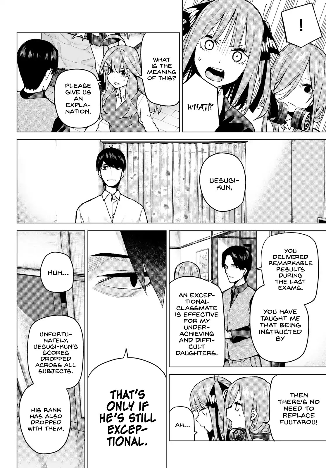 Go-Toubun no Hanayome Chapter 73 page 10 - Chapter 73: New Kawanakajima