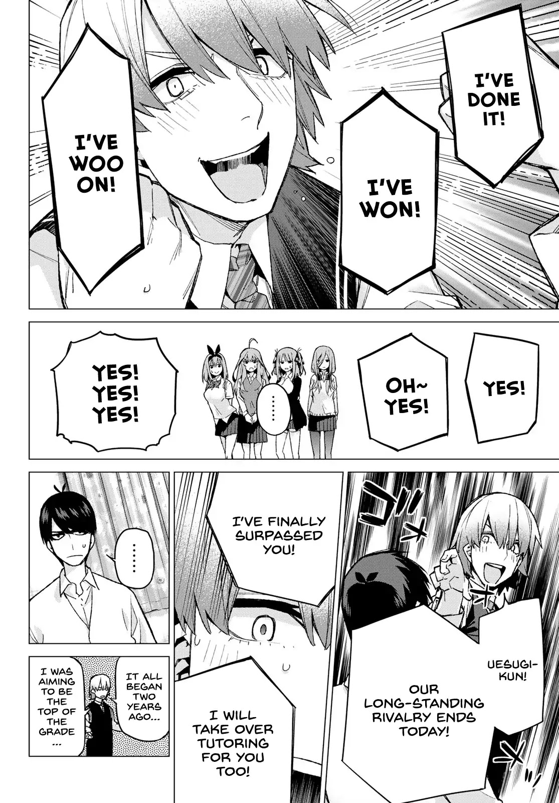 Go-Toubun no Hanayome Chapter 73 page 12 - Chapter 73: New Kawanakajima