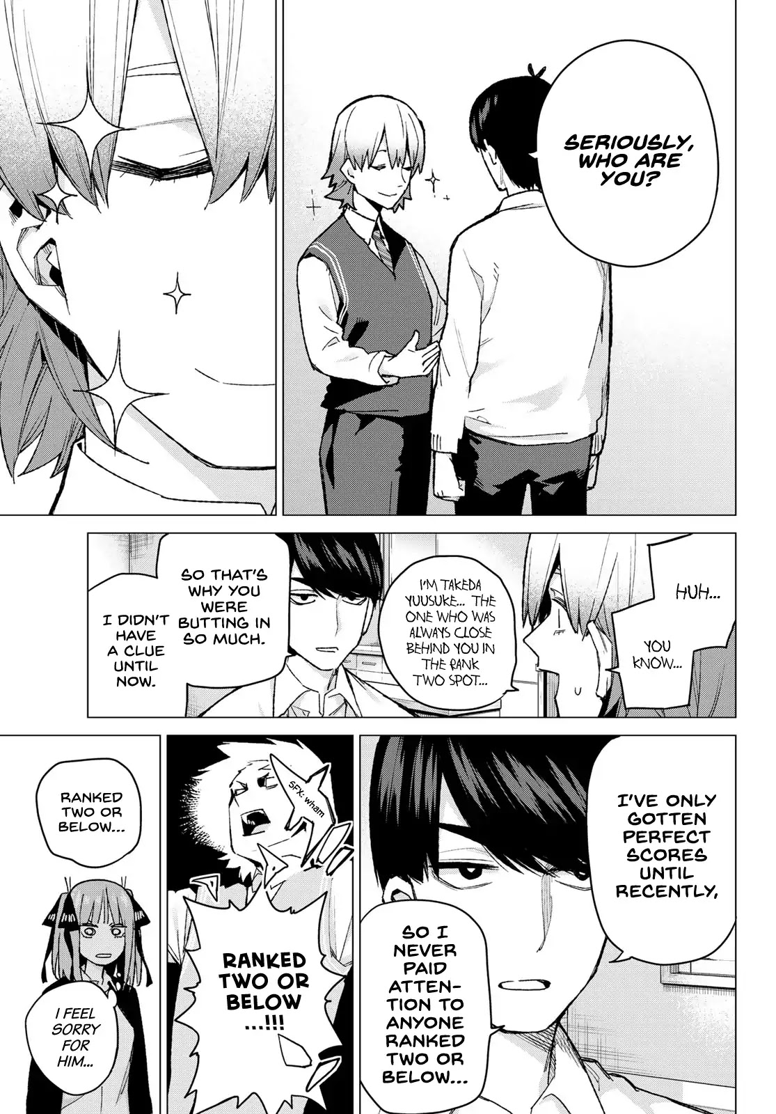 Go-Toubun no Hanayome Chapter 73 page 13 - Chapter 73: New Kawanakajima