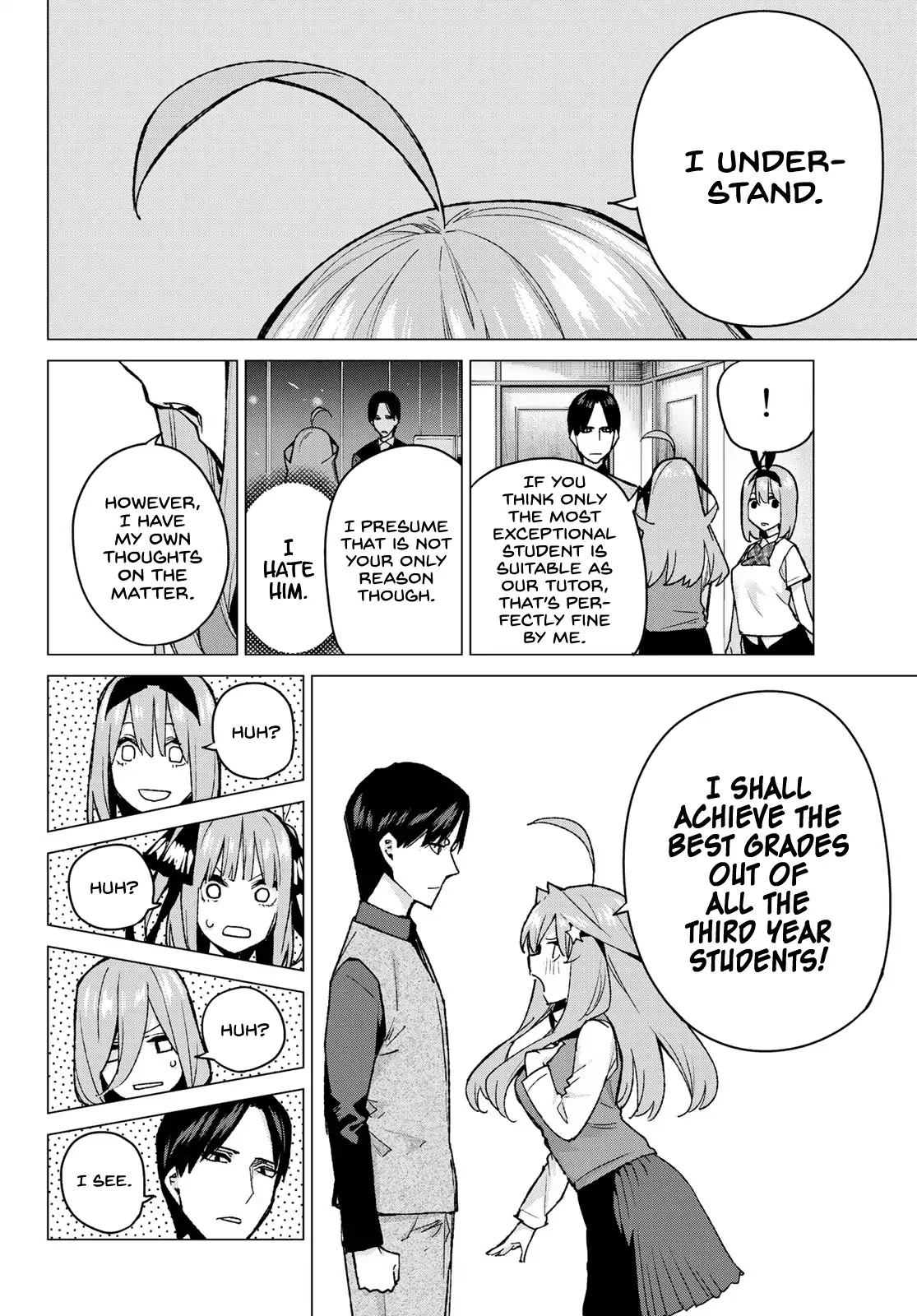 Go-Toubun no Hanayome Chapter 73 page 14 - Chapter 73: New Kawanakajima