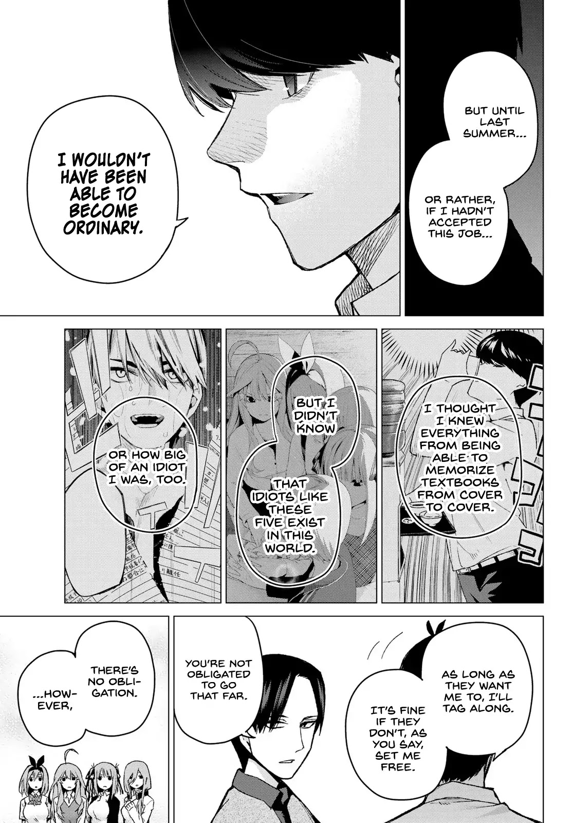 Go-Toubun no Hanayome Chapter 73 page 17 - Chapter 73: New Kawanakajima