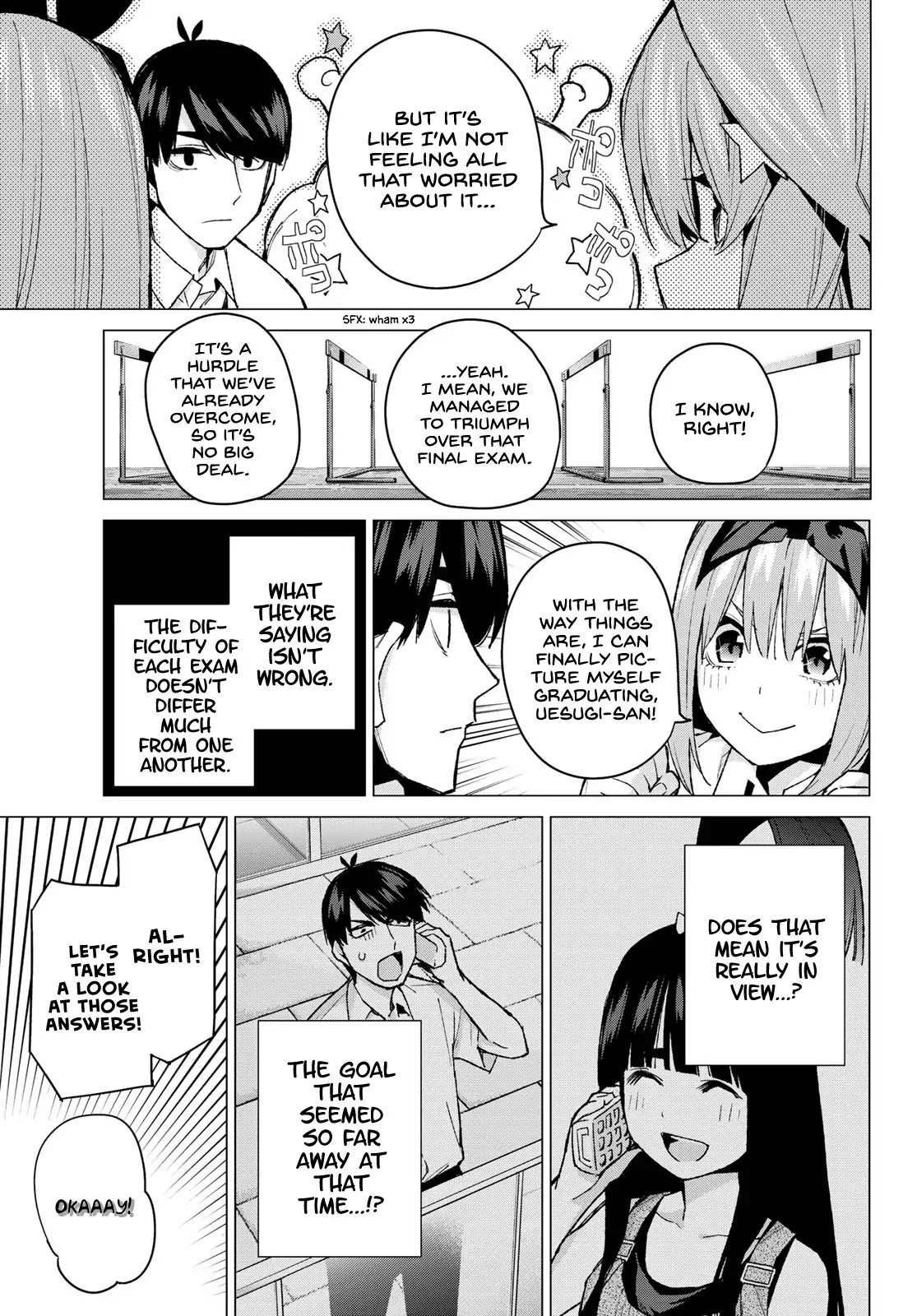 Go-Toubun no Hanayome Chapter 73 page 5 - Chapter 73: New Kawanakajima