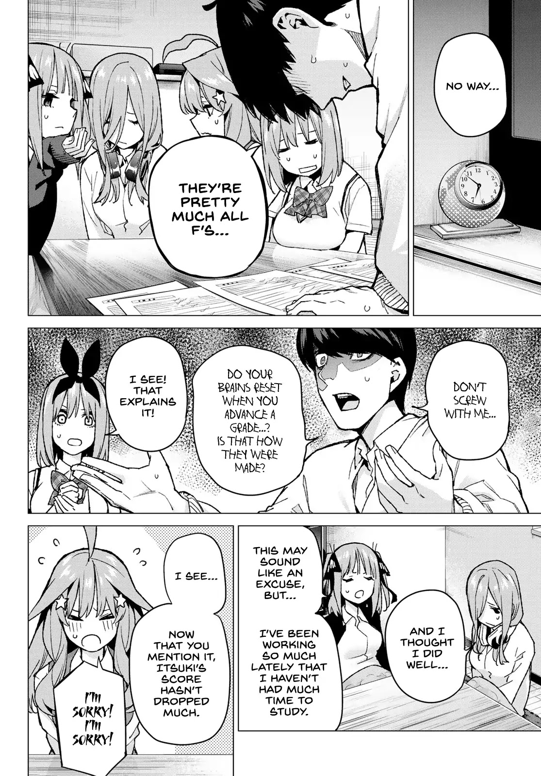 Go-Toubun no Hanayome Chapter 73 page 6 - Chapter 73: New Kawanakajima