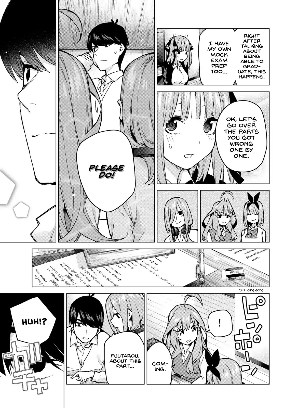 Go-Toubun no Hanayome Chapter 73 page 7 - Chapter 73: New Kawanakajima