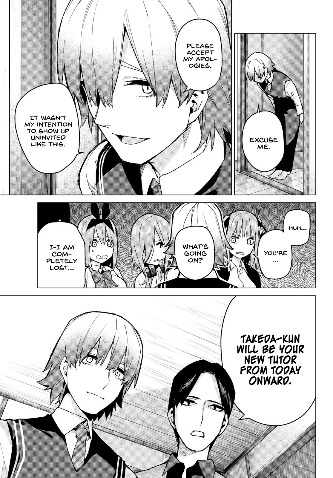 Go-Toubun no Hanayome Chapter 73 page 9 - Chapter 73: New Kawanakajima