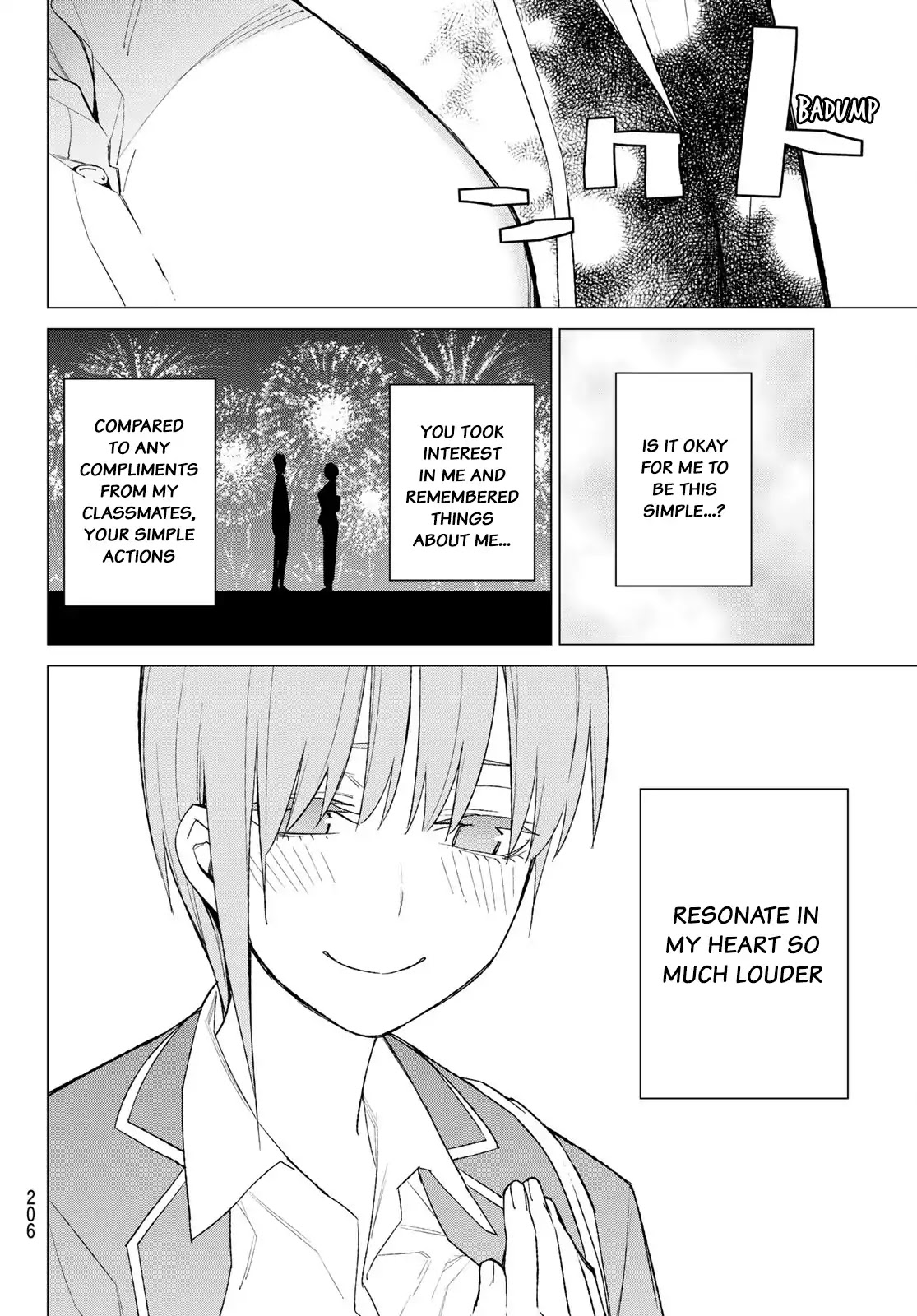 Go-Toubun no Hanayome Chapter 74 page 12 - Chapter 74: Curveball Showdown