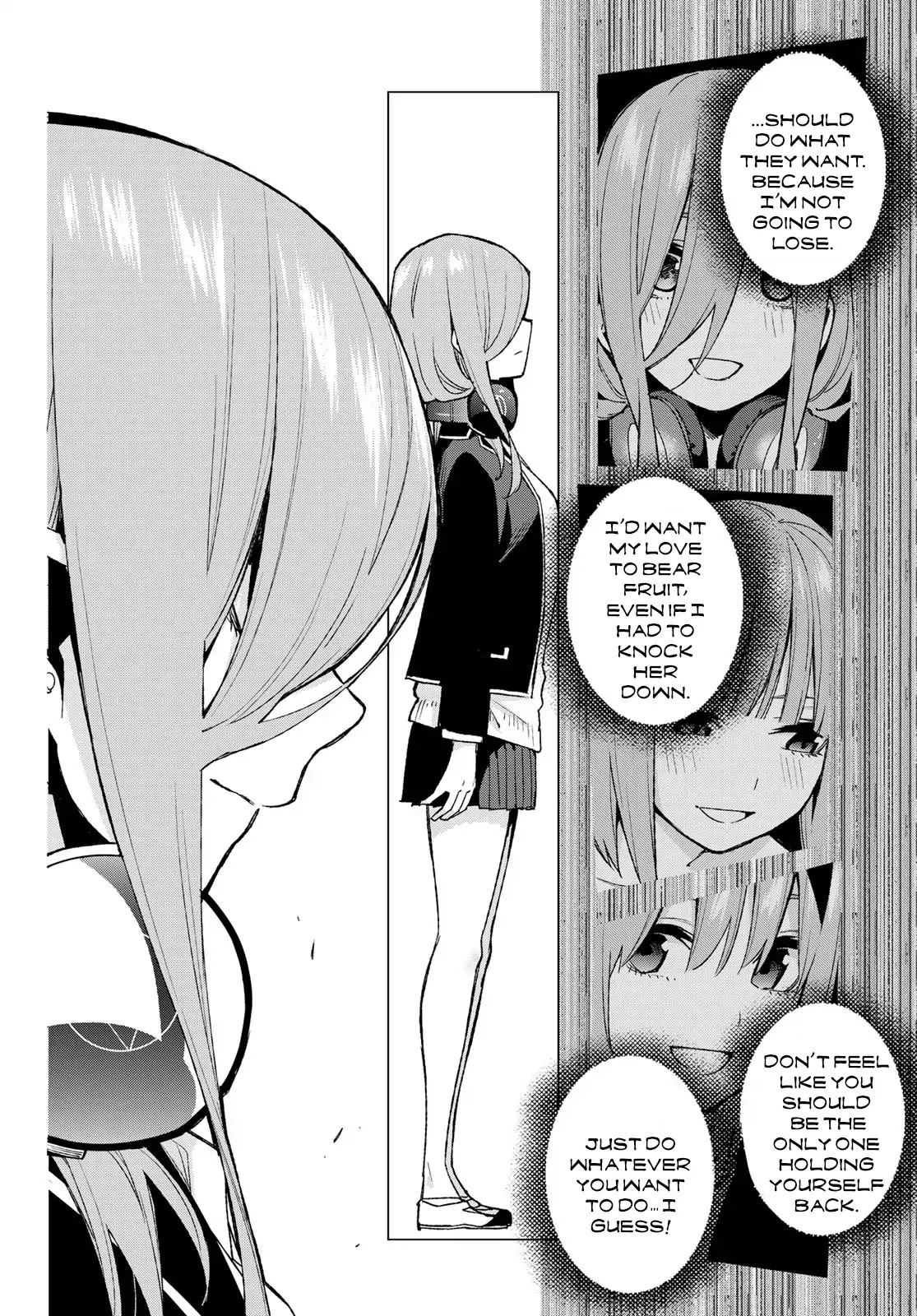 Go-Toubun no Hanayome Chapter 74 page 16 - Chapter 74: Curveball Showdown