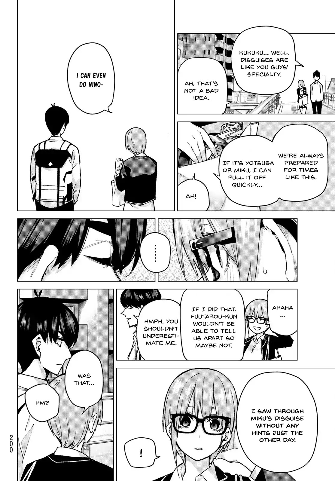 Go-Toubun no Hanayome Chapter 74 page 6 - Chapter 74: Curveball Showdown