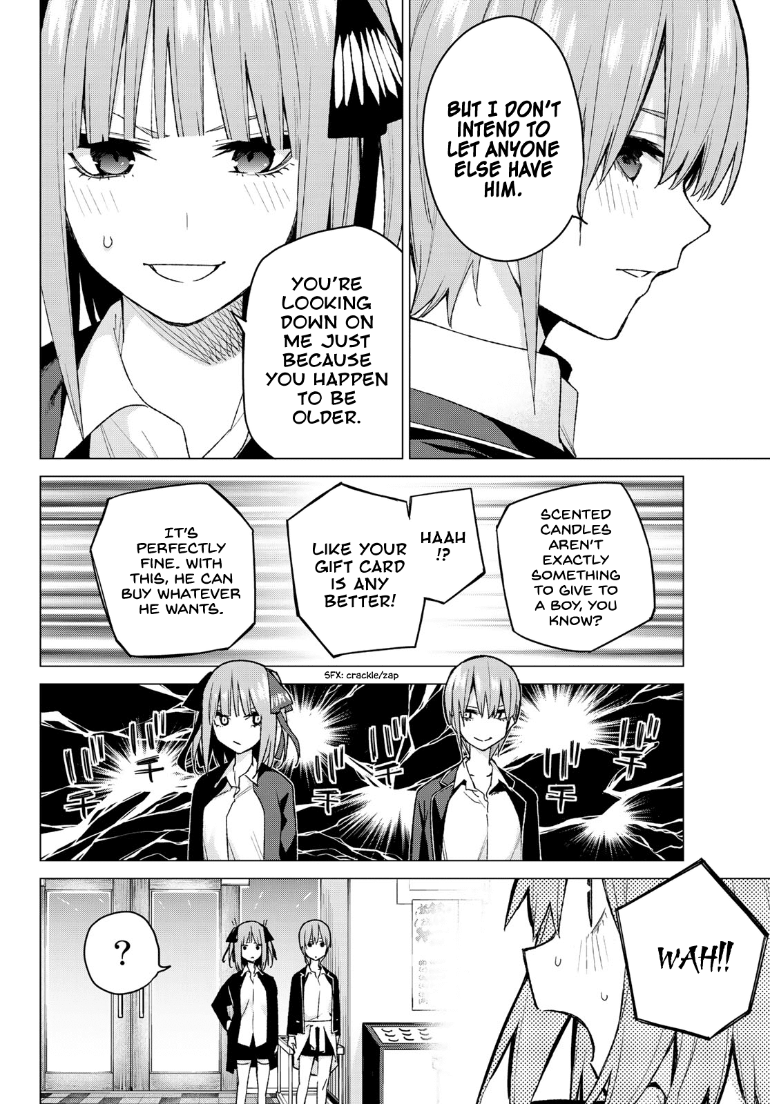 Go-Toubun no Hanayome Chapter 75 page 11 - Chapter 75: The Five Cranes Show their Gratitude