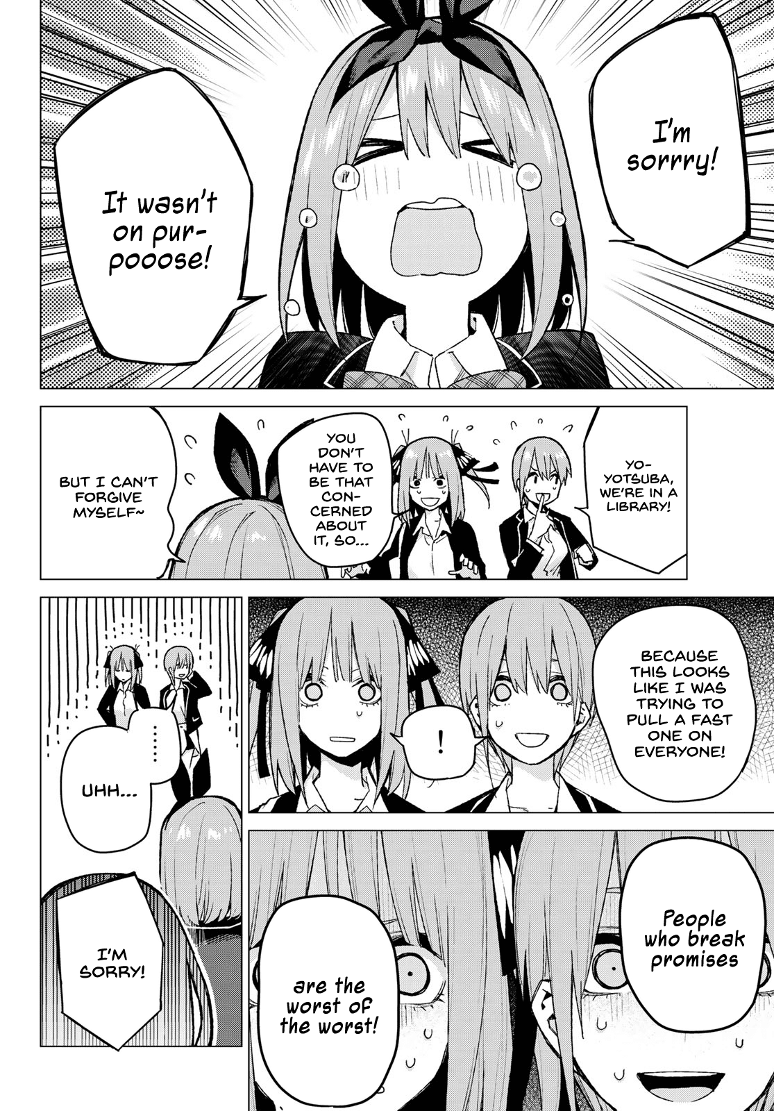 Go-Toubun no Hanayome Chapter 75 page 13 - Chapter 75: The Five Cranes Show their Gratitude