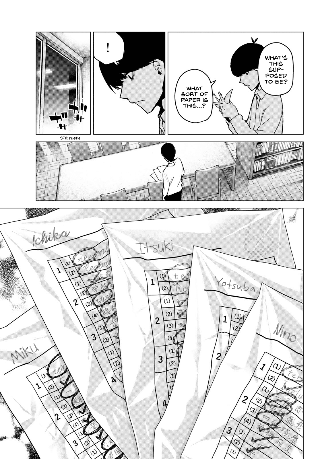 Go-Toubun no Hanayome Chapter 75 page 20 - Chapter 75: The Five Cranes Show their Gratitude