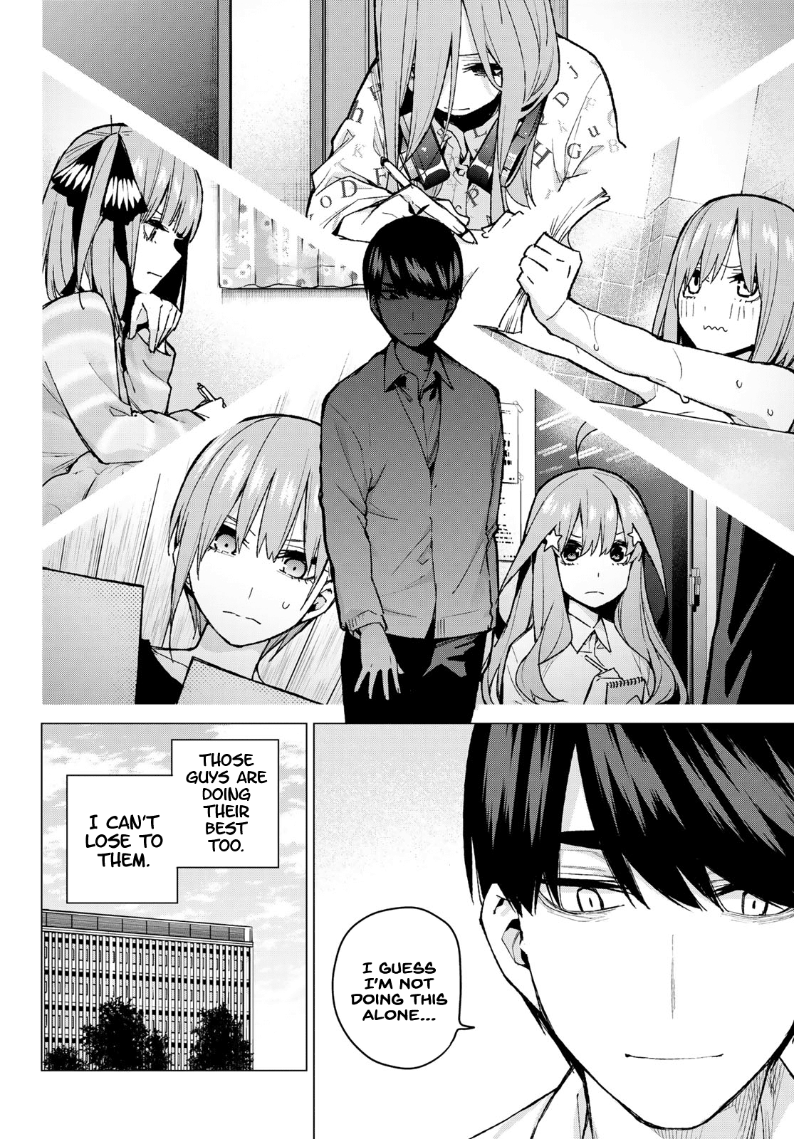 Go-Toubun no Hanayome Chapter 75 page 21 - Chapter 75: The Five Cranes Show their Gratitude